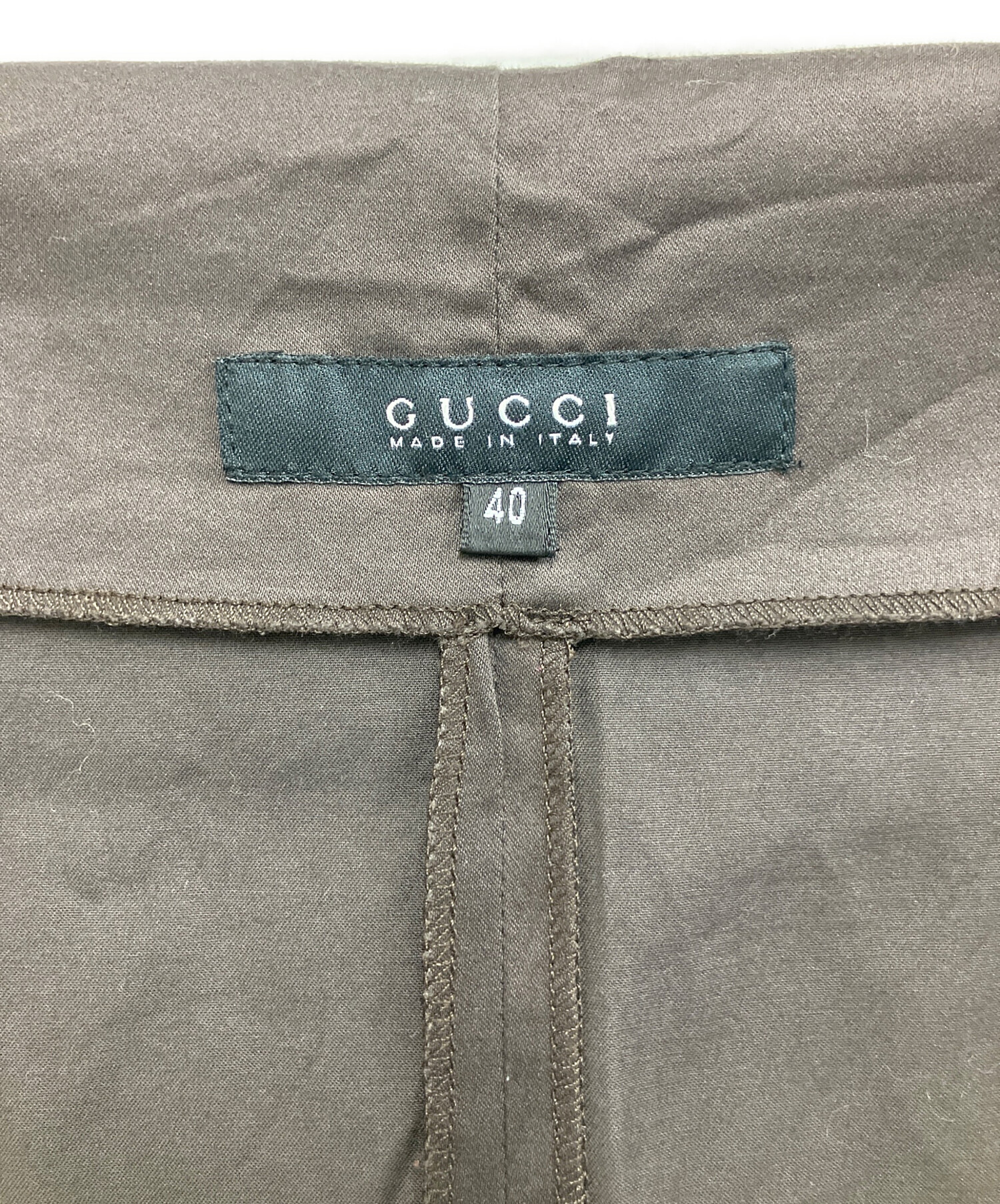 中古・古着通販】GUCCI (グッチ) タイトスカート ブラウン サイズ:L
