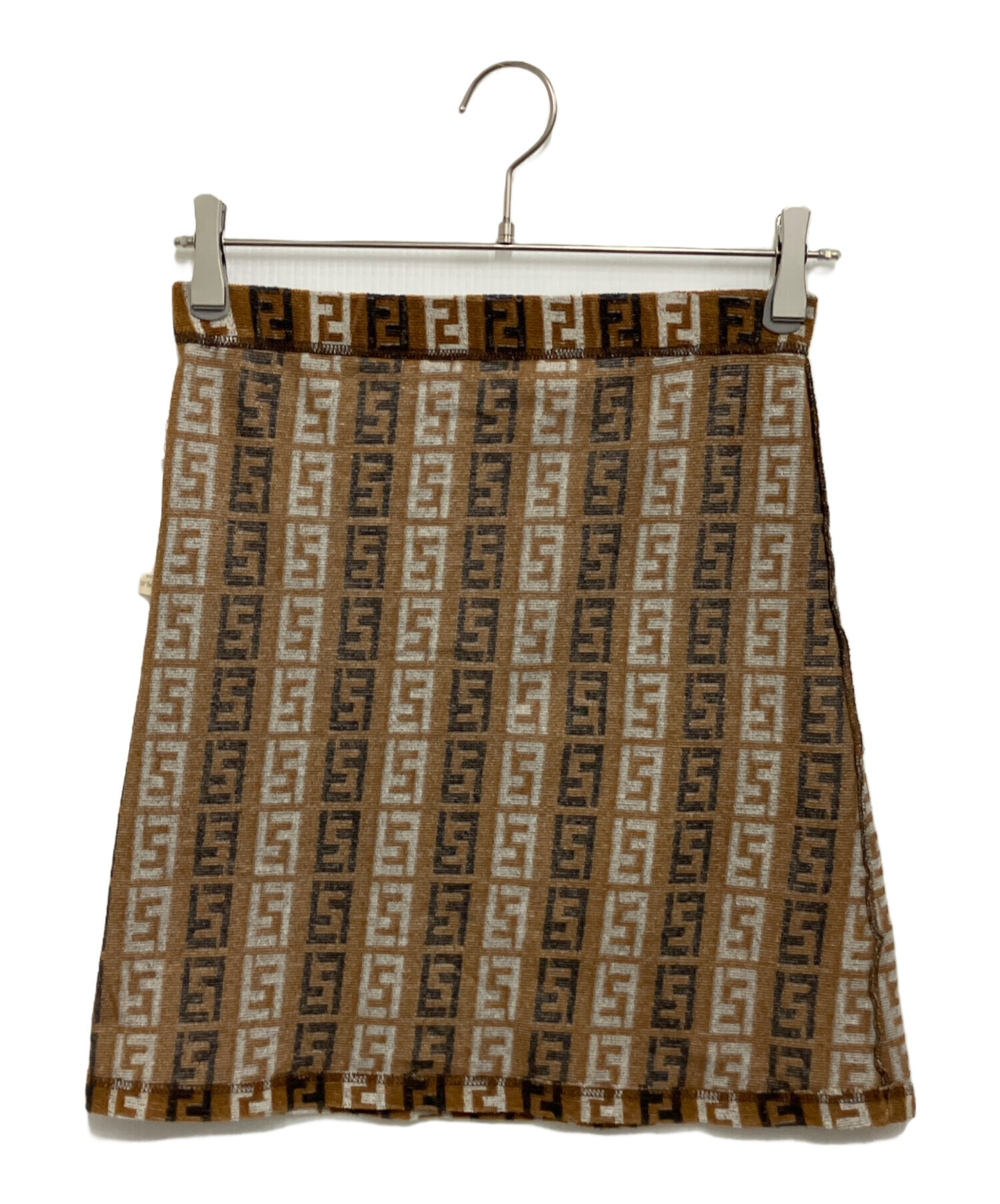 FENDI スカート 中古・古着通販】FENDI (フェンディ) スカート ブラウン サイズ:L