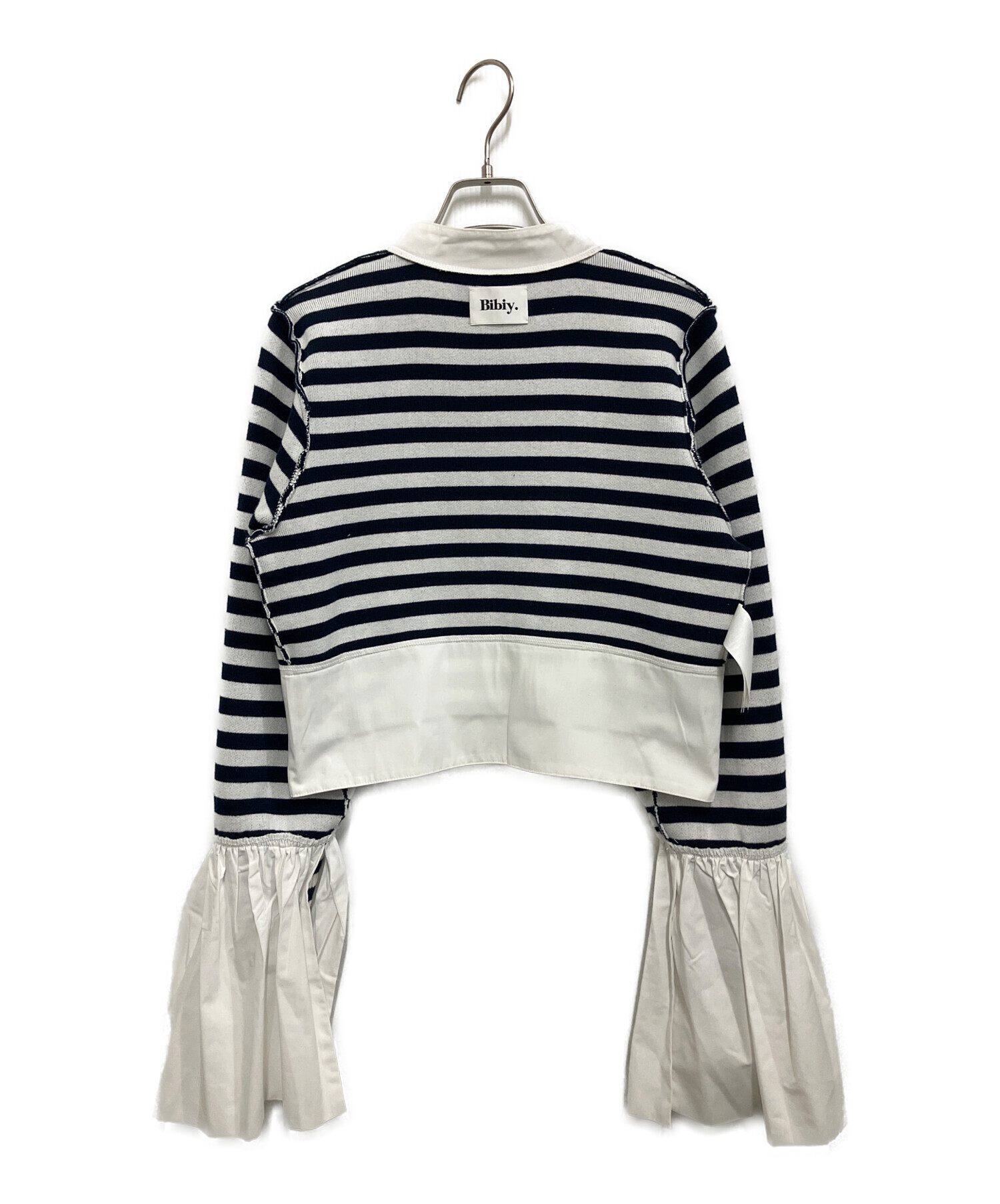 中古・古着通販】Bibiy. (ビビィ) ANGELIQUE KNIT ホワイト×ブルー