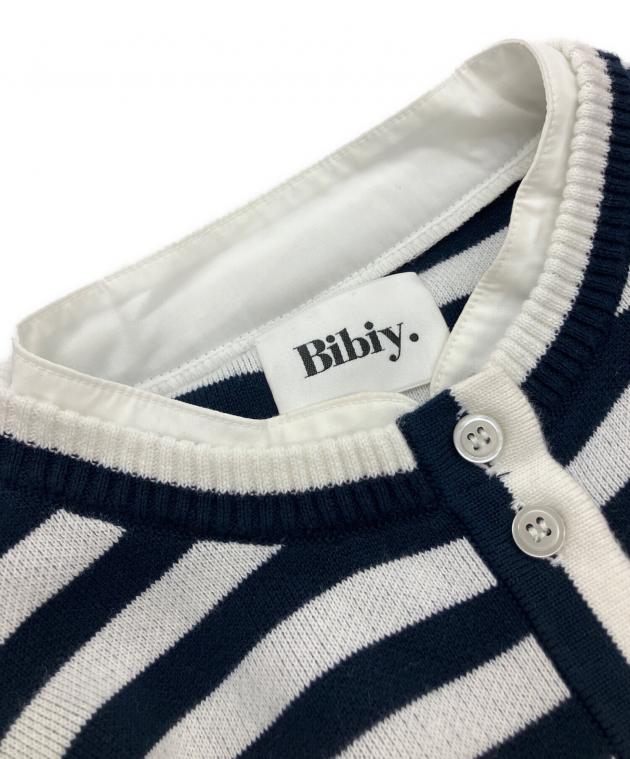 中古・古着通販】Bibiy. (ビビィ) ANGELIQUE KNIT ホワイト×ブルー