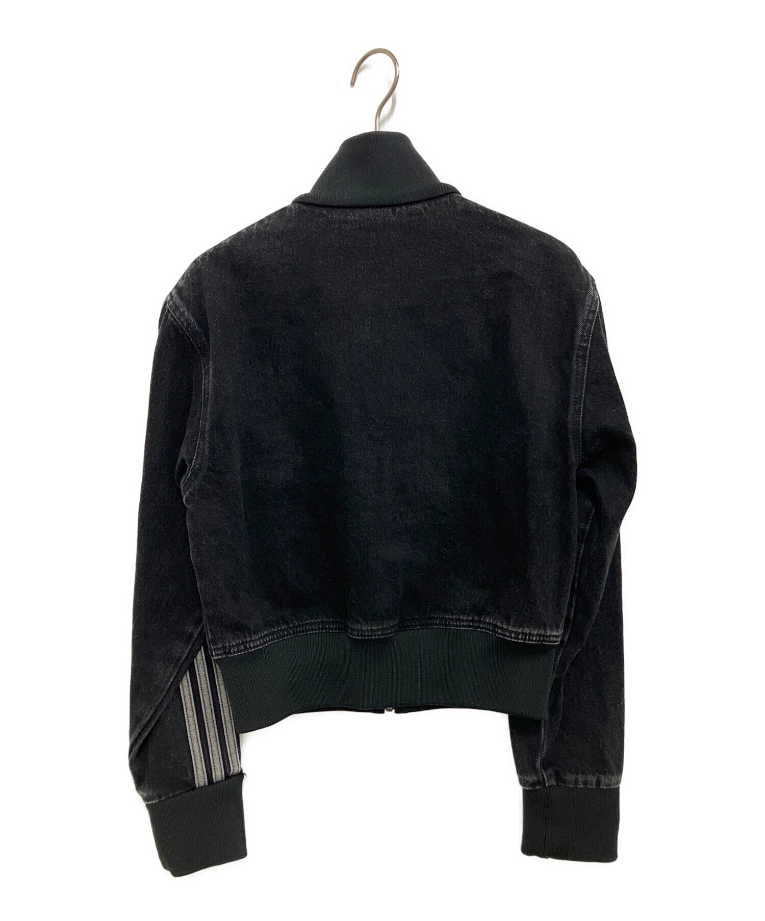 中古・古着通販】adidas (アディダス) デニム トラックトップ ブラック