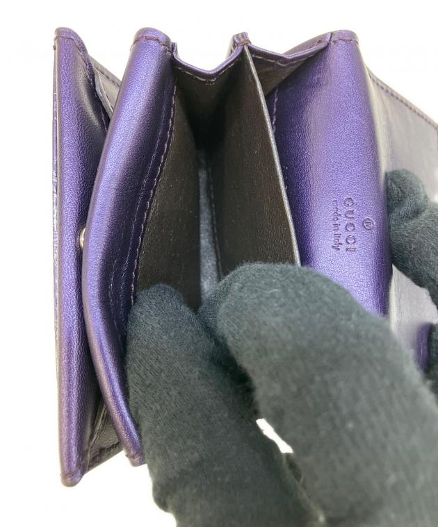 【新品未使用】GUCCI グッチ ケース 小銭入れ カーフレザー パープル 中古・古着通販】GUCCI (グッチ) コインケース パープル｜ブランド