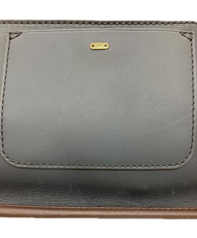 中古・古着通販】COACH (コーチ) ボディーバッグ ネイビー×ブラウン