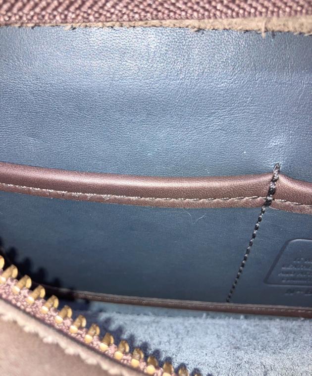 中古・古着通販】COACH (コーチ) ボディーバッグ ネイビー×ブラウン