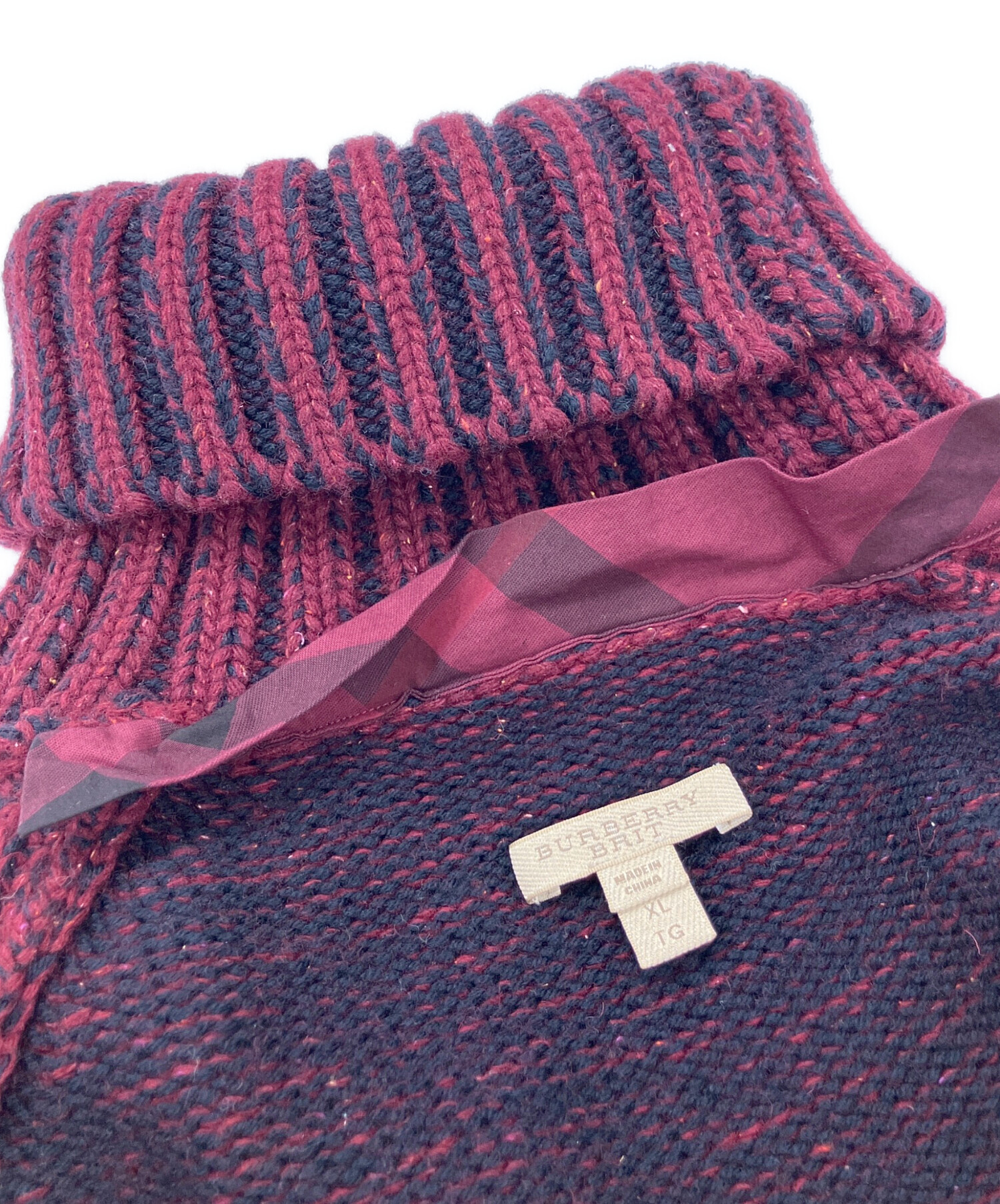 中古・古着通販】BURBERRY BRIT (バーバリーブリット) 厚手ニット