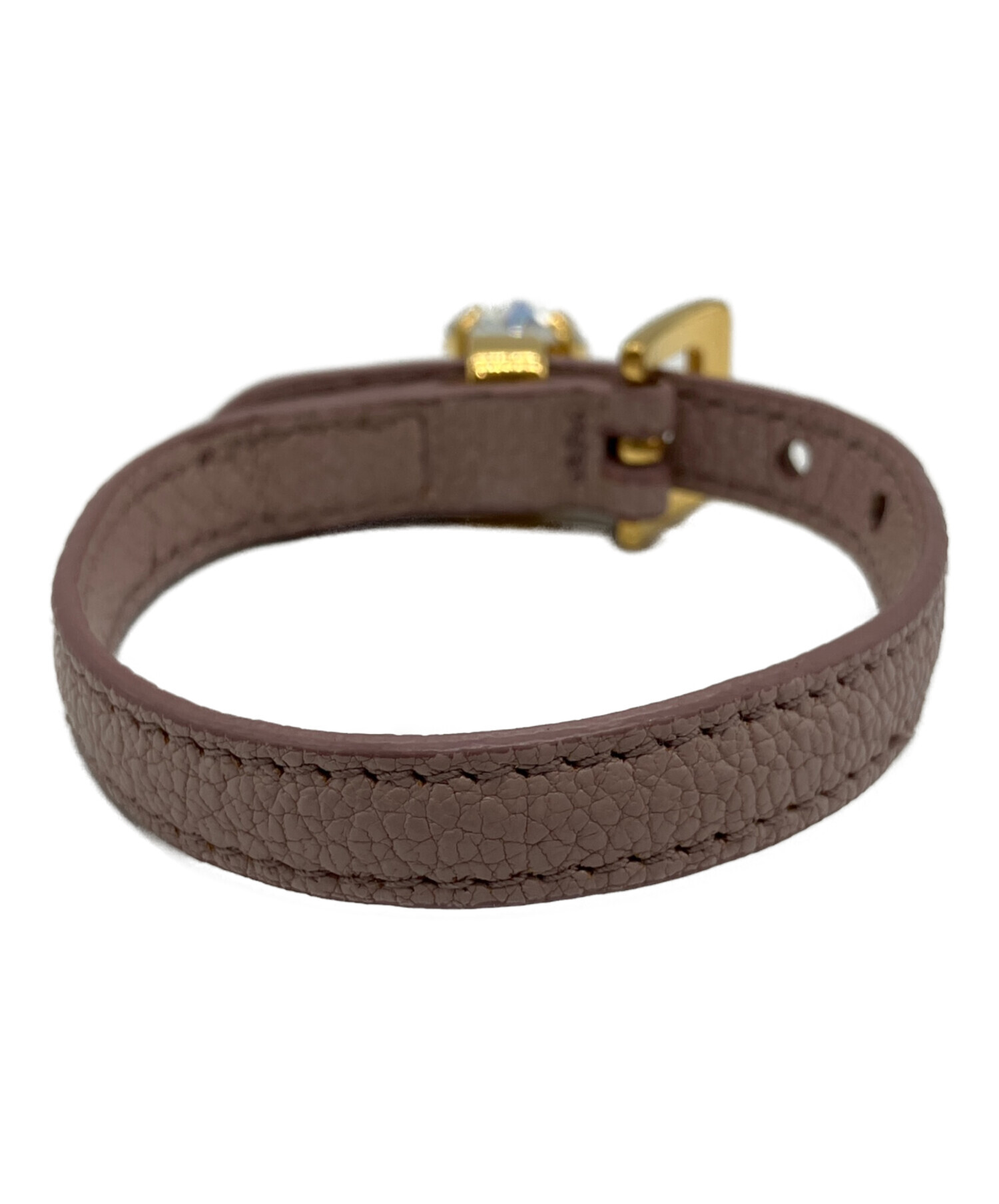 中古・古着通販】MIU MIU (ミュウミュウ) Heart Bijou Bracelet ピンク