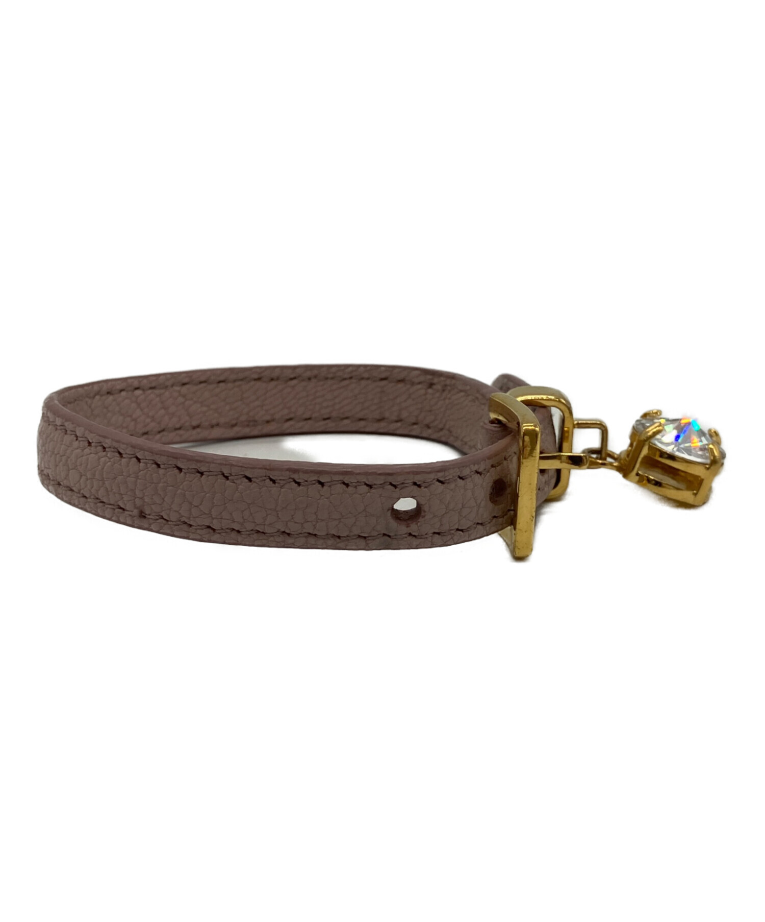 中古・古着通販】MIU MIU (ミュウミュウ) Heart Bijou Bracelet ピンク
