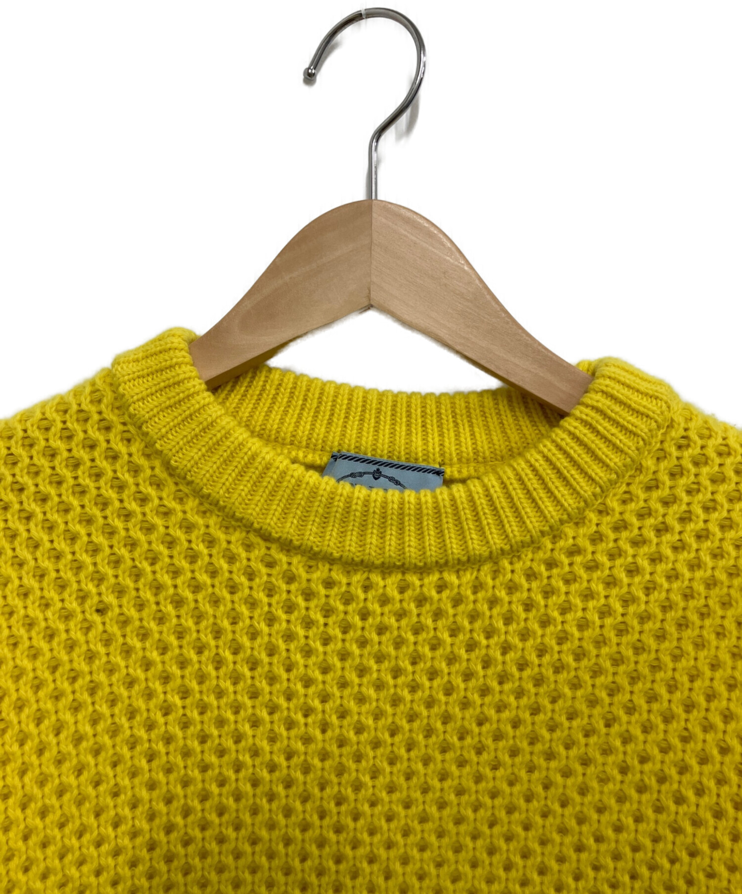 中古・古着通販】PRADA (プラダ) ニット イエロー サイズ:S｜ブランド