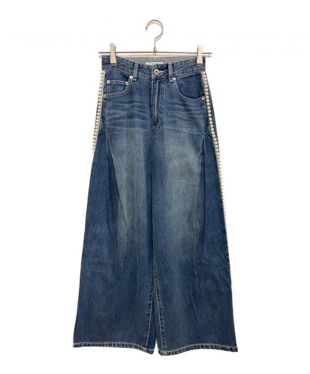 中古・古着通販】CADUNE (カデュネ) デニムパンツ インディゴ サイズ:S