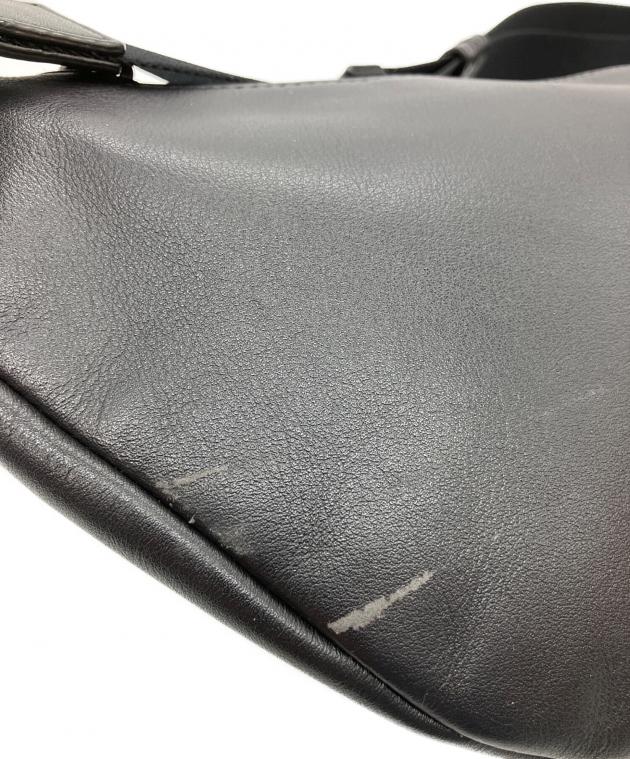 中古・古着通販】COACH (コーチ) ショルダーバッグ ブラック×グレー
