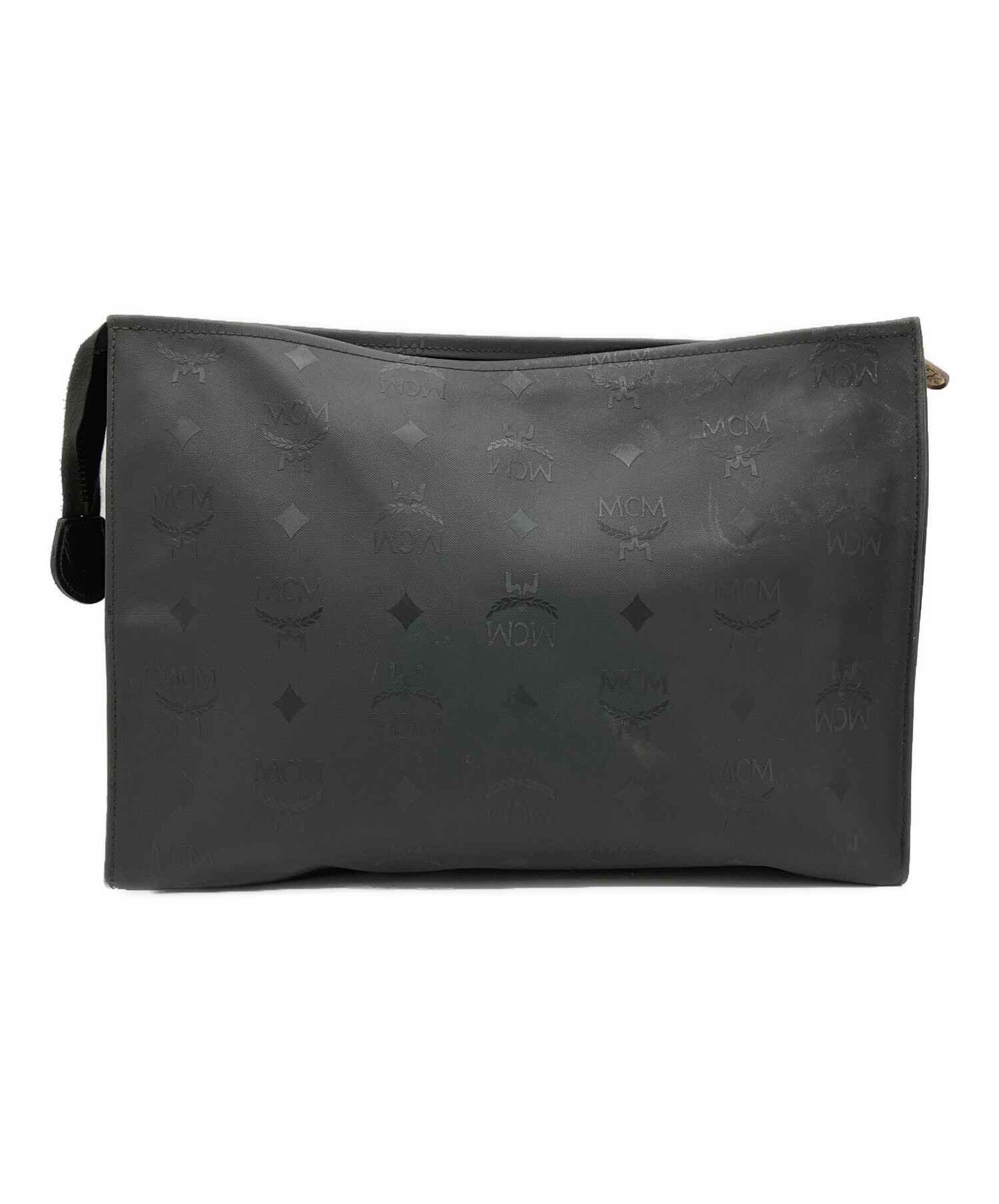 中古・古着通販】MCM (エムシーエム) クラッチバッグ ブラック 