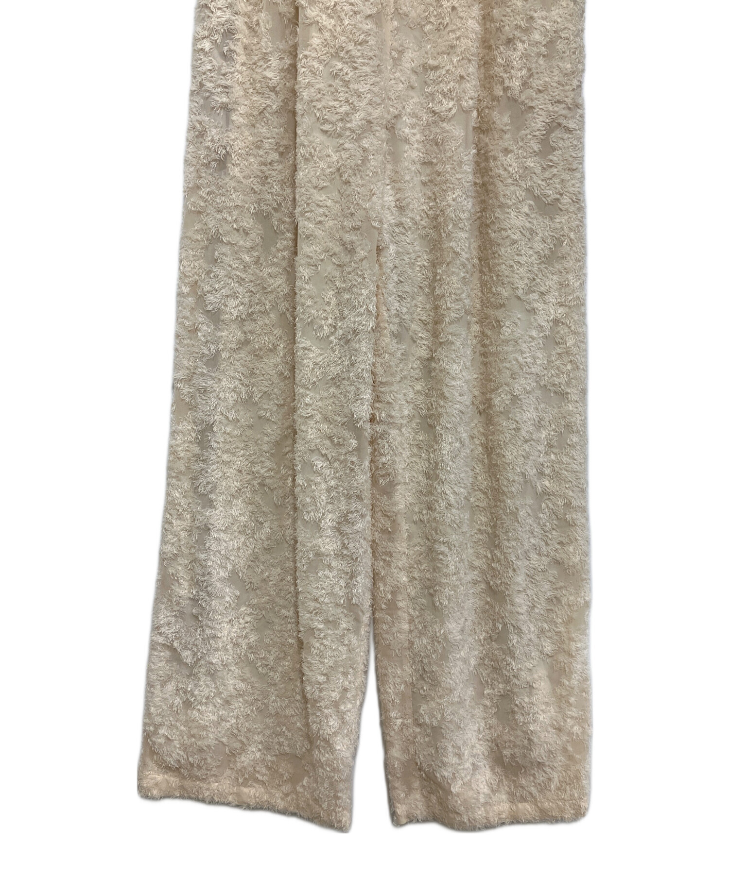 中古・古着通販】CLANE (クラネ) FRINGE CAMISOLE ALL IN ONE ベージュ