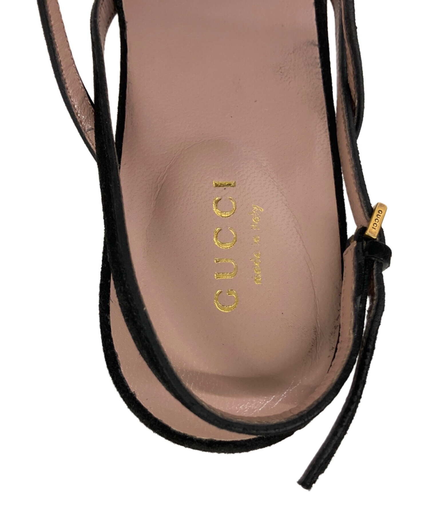 中古・古着通販】GUCCI (グッチ) ホースビットフリンジサンダル