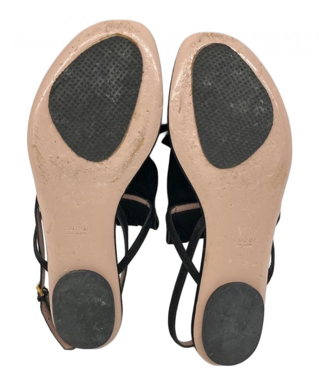 中古・古着通販】GUCCI (グッチ) ホースビットフリンジサンダル