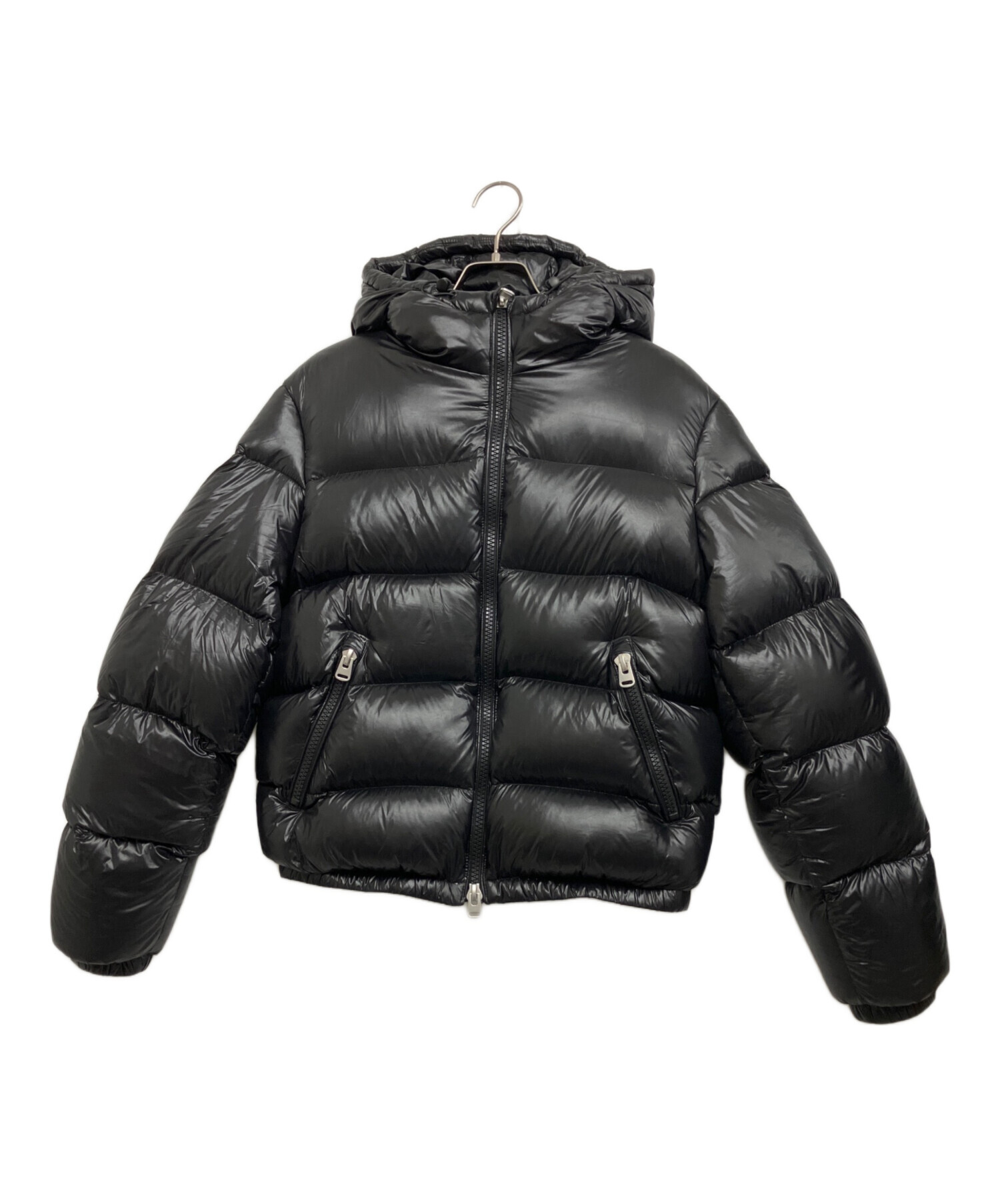 ZARA ザラ フェザーダウンジャケット 黒 中古・古着通販】ZARA (ザラ) 撥水加工100％フェザーダウンジャケット