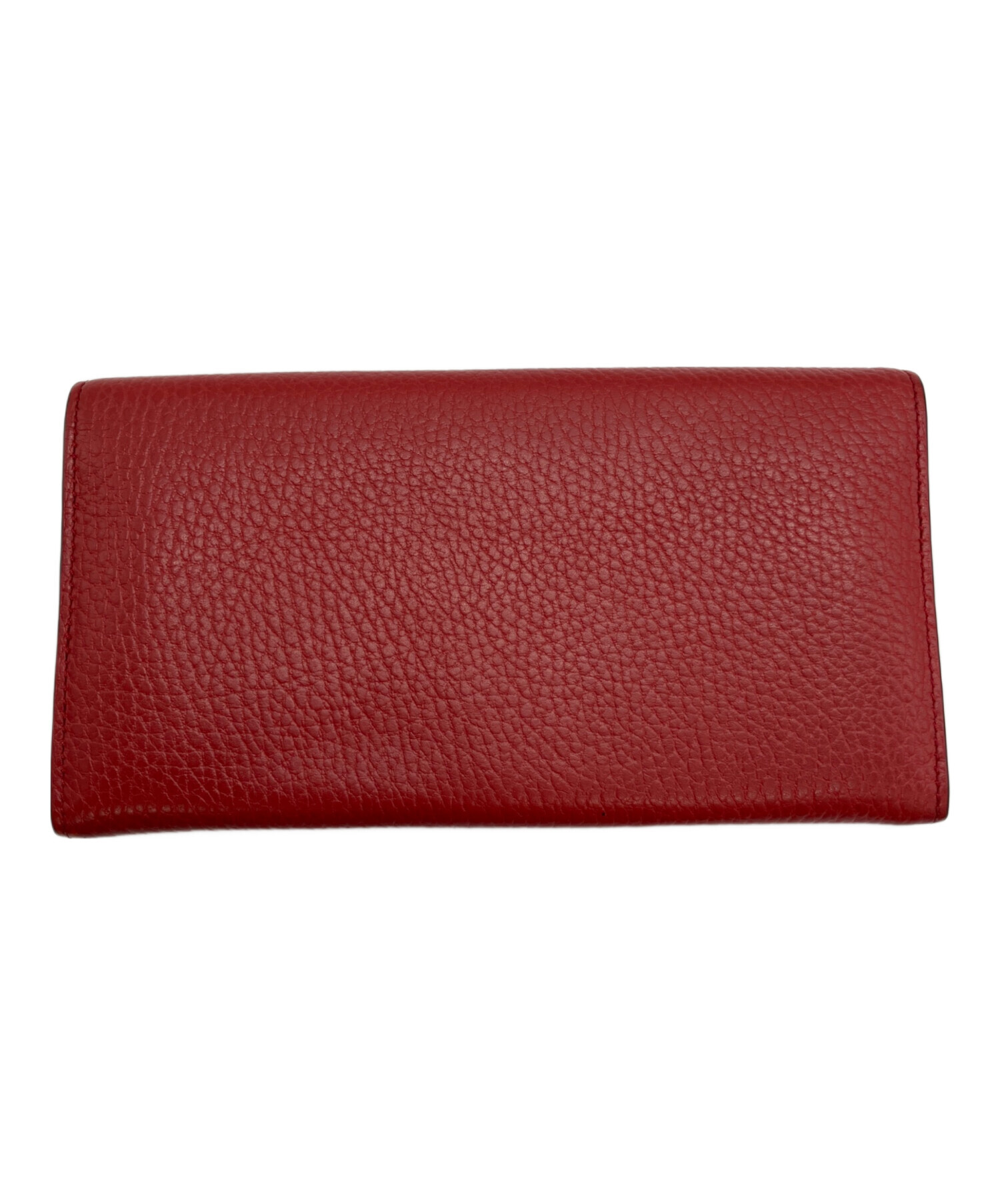 グッチ　長財布 中古・古着通販】GUCCI (グッチ) 長財布 レッド｜ブランド・古着通販