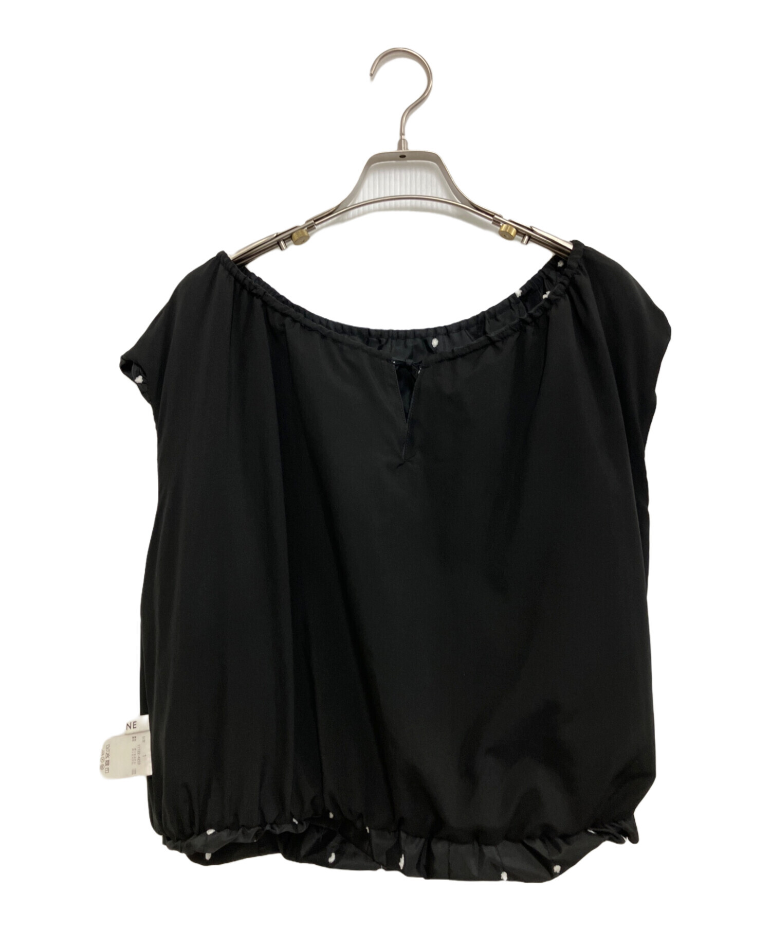 中古・古着通販】CLANE (クラネ) W FACE DOT SLEEVELESS RIBBON TOPS