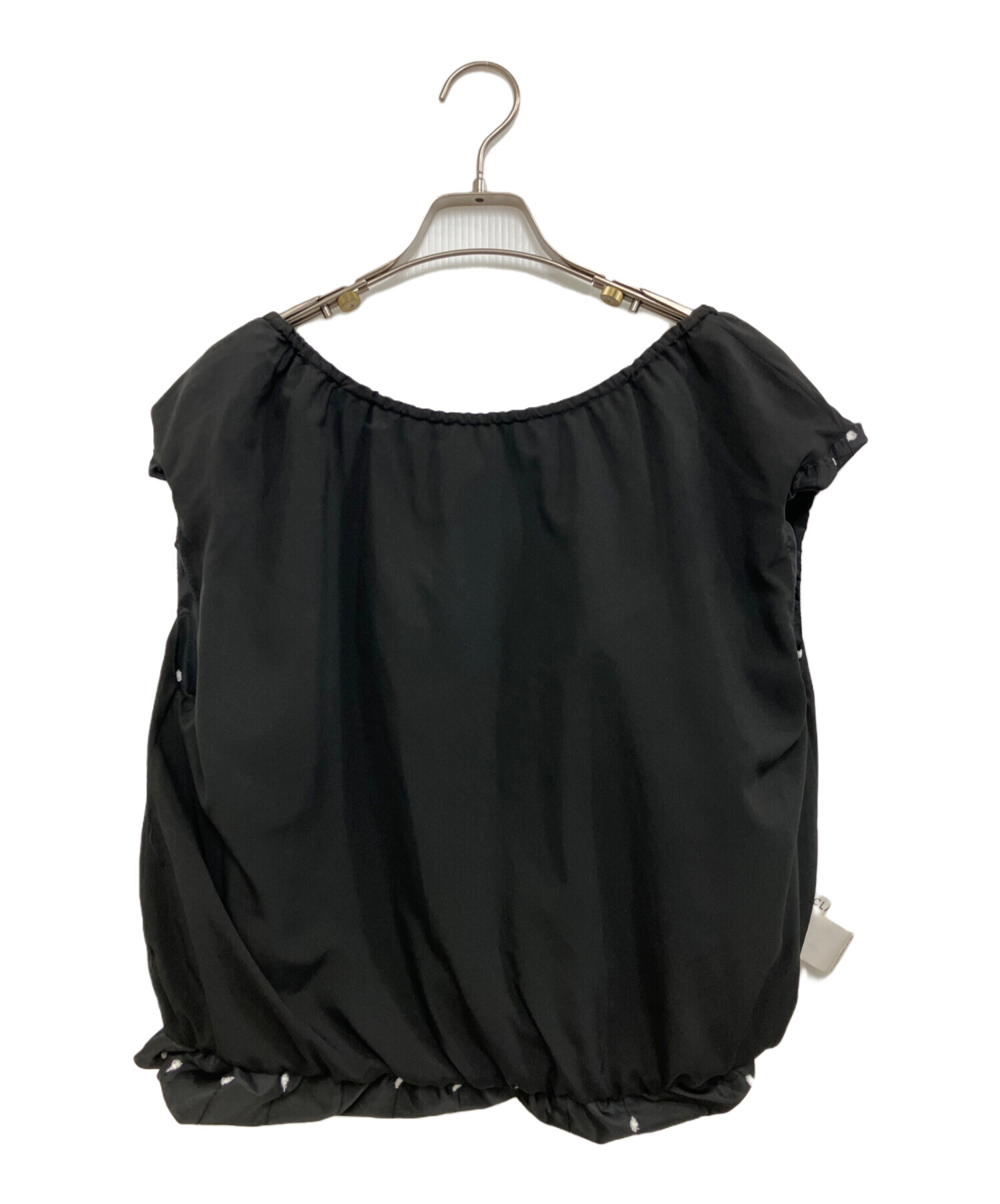 中古・古着通販】CLANE (クラネ) W FACE DOT SLEEVELESS RIBBON TOPS