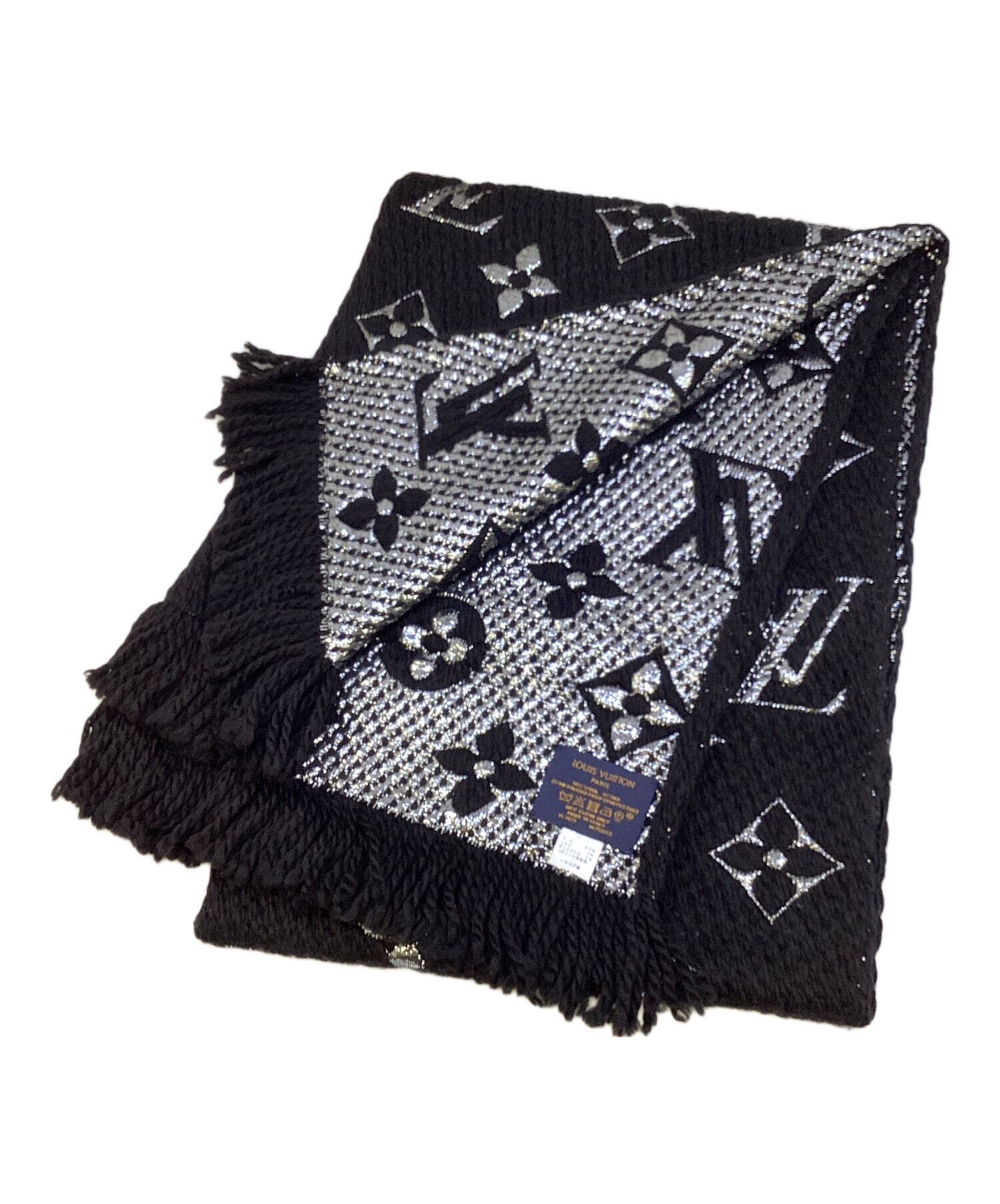 中古・古着通販】LOUIS VUITTON (ルイ ヴィトン) マフラー ブラック