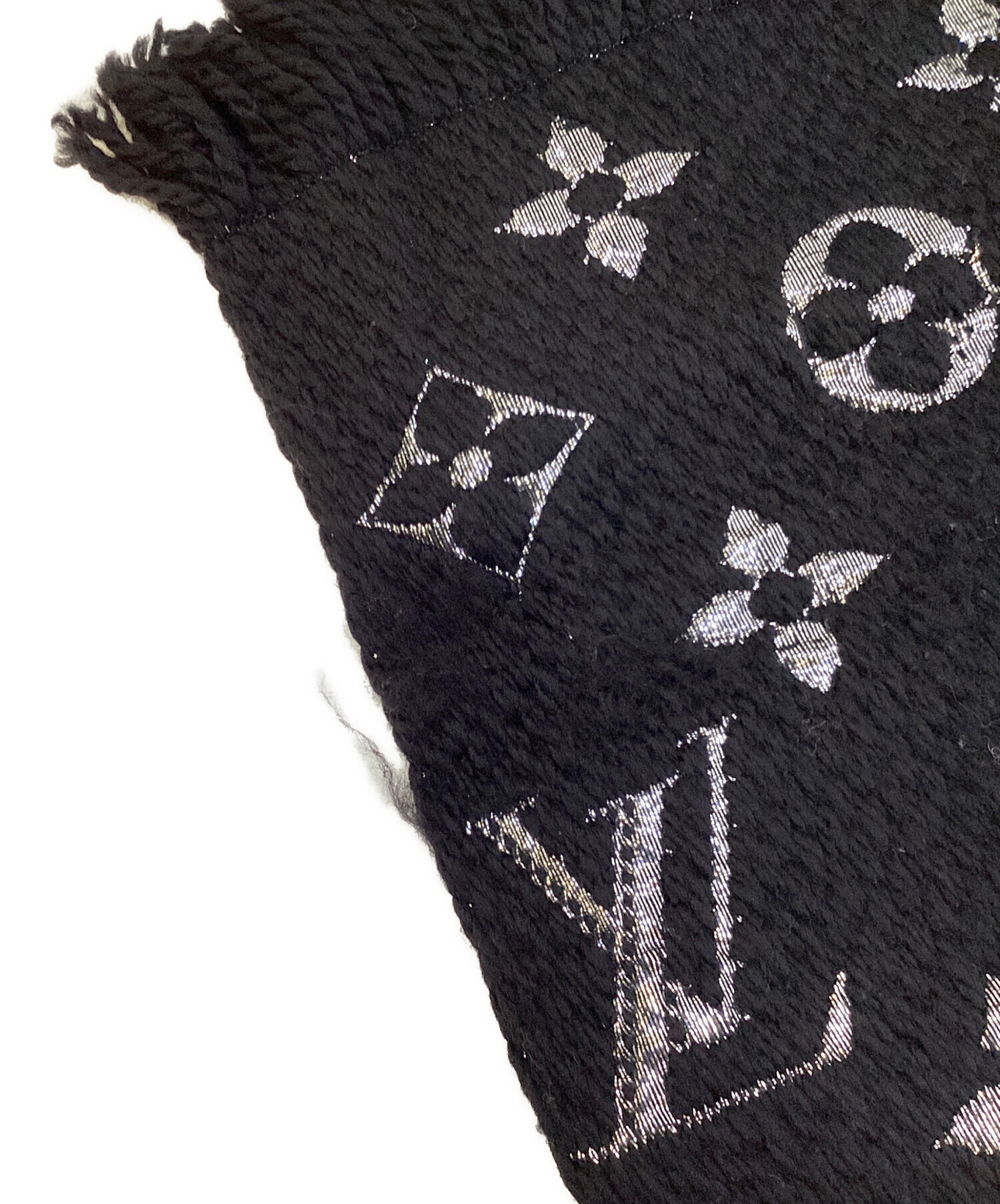 中古・古着通販】LOUIS VUITTON (ルイ ヴィトン) マフラー ブラック