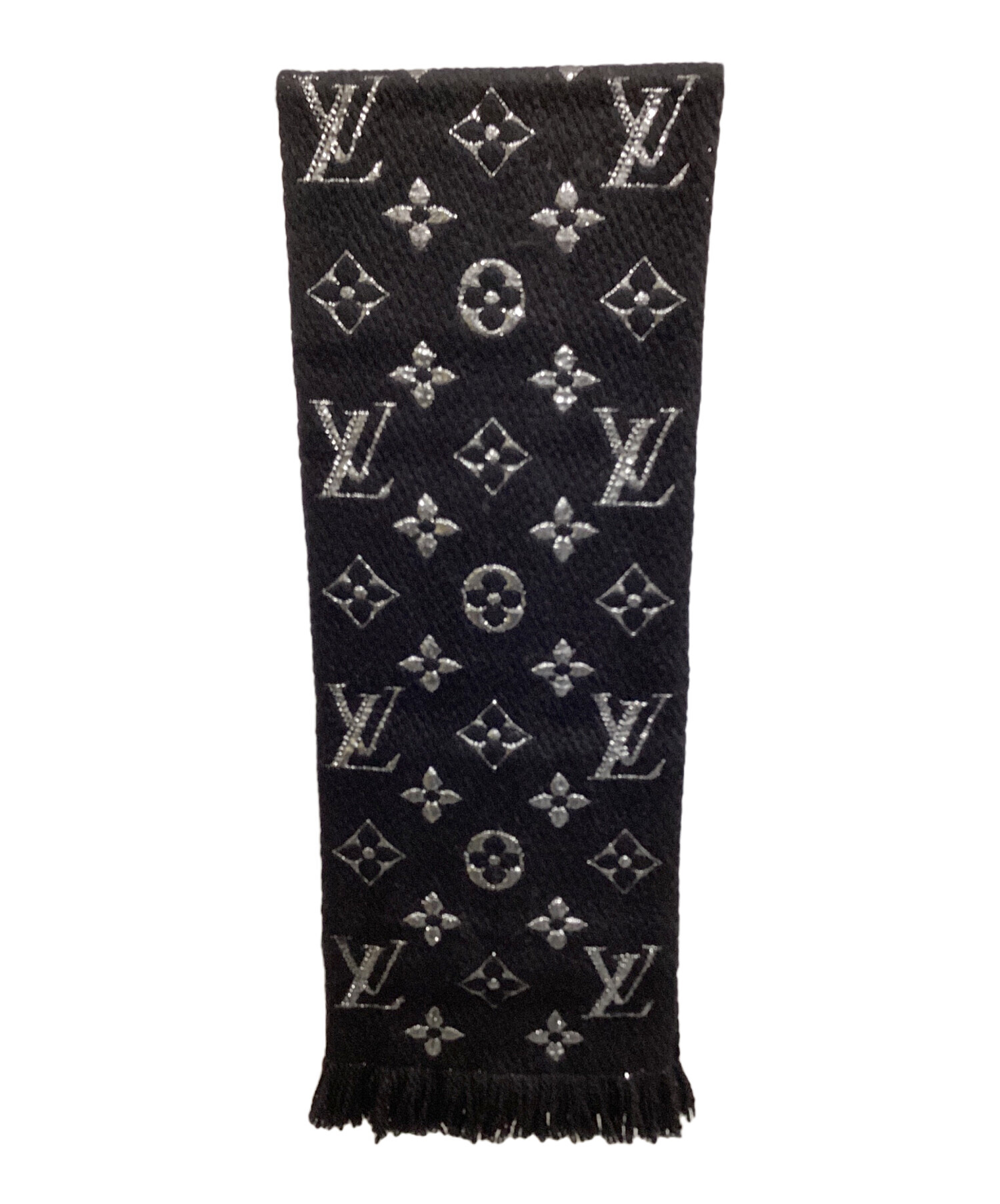 Louis Vuitton ブラックマフラー　バンチャー 中古・古着通販】LOUIS VUITTON (ルイ ヴィトン) マフラー ブラック