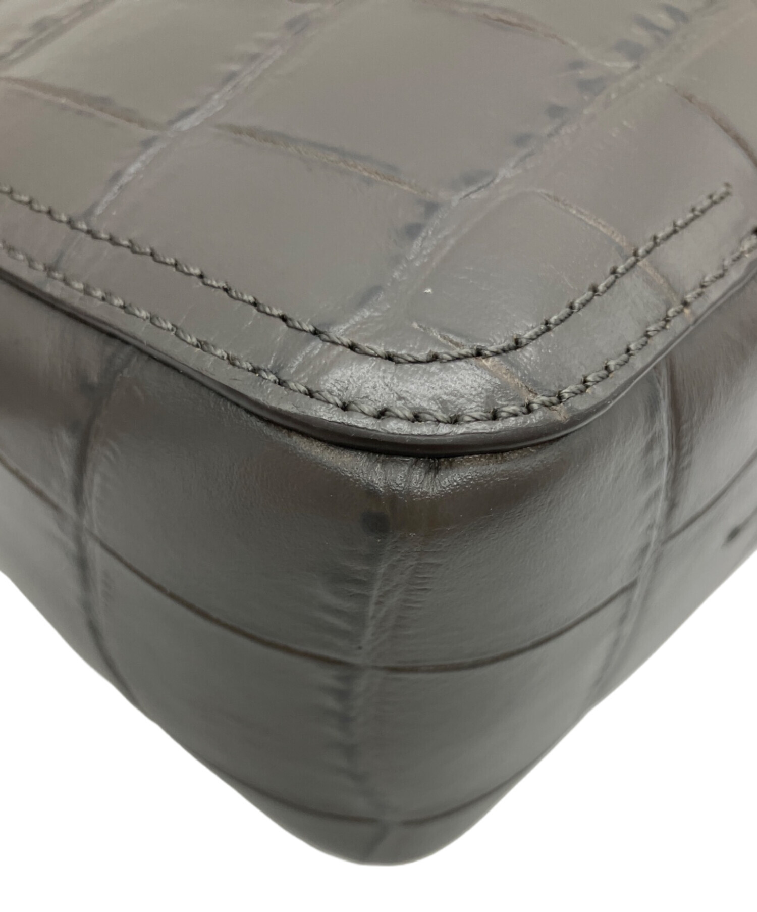 中古・古着通販】FURLA (フルラ) ショルダーバッグ グレー｜ブランド