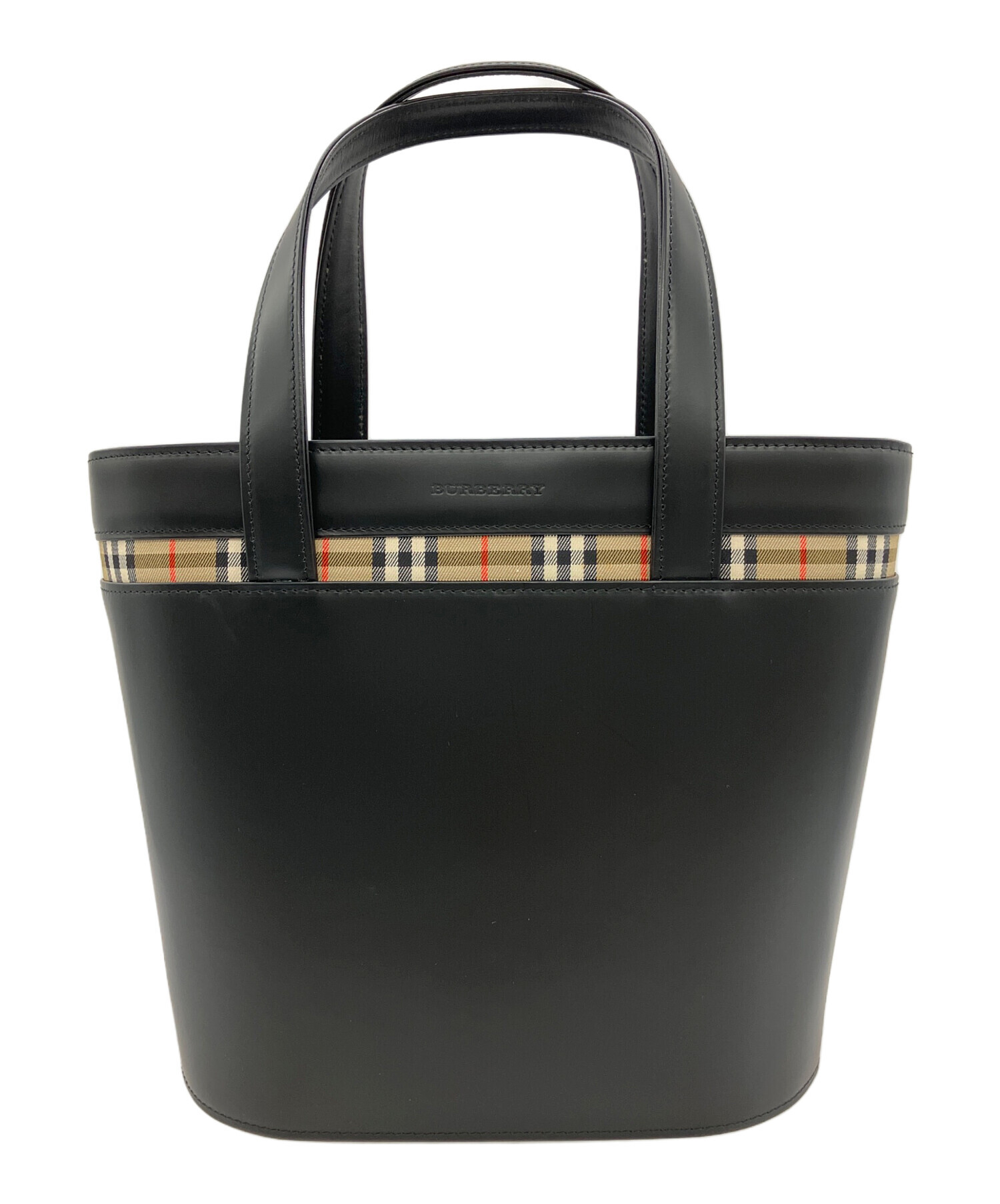 中古・古着通販】BURBERRY (バーバリー) トートバッグ ブラック 