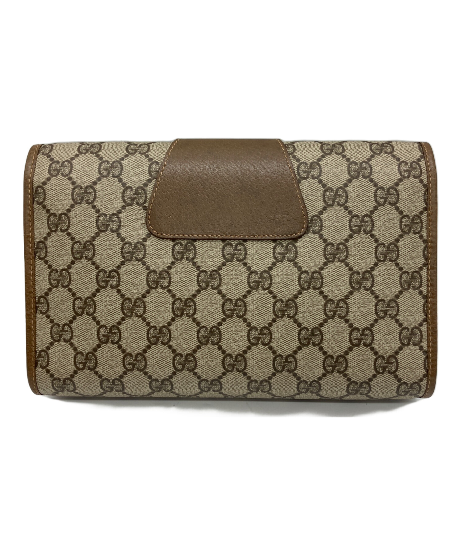中古・古着通販】GUCCI (グッチ) クラッチバッグ ブラウン｜ブランド