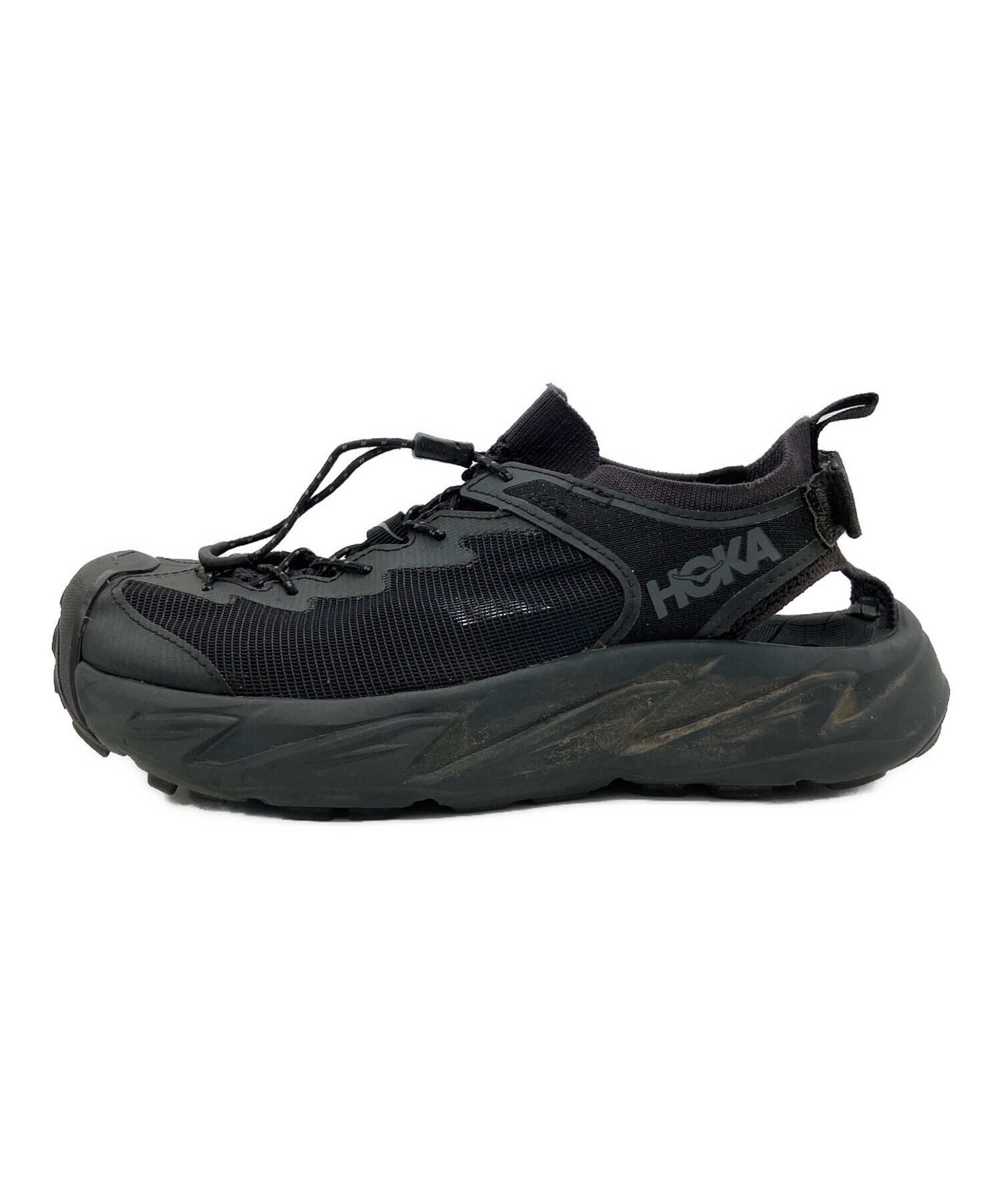 HOKA サンダル　未使用品 中古・古着通販】HOKA (ホカ) サンダル ブラック サイズ:25cm
