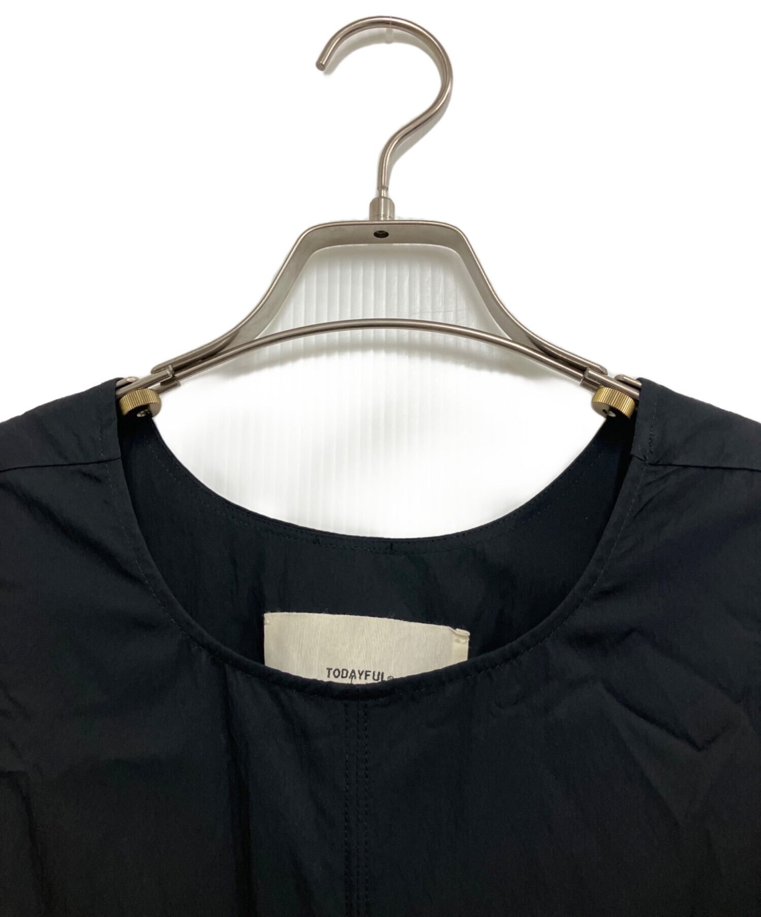 中古・古着通販】TODAYFUL (トゥデイフル) Back Gather Dress ブラック
