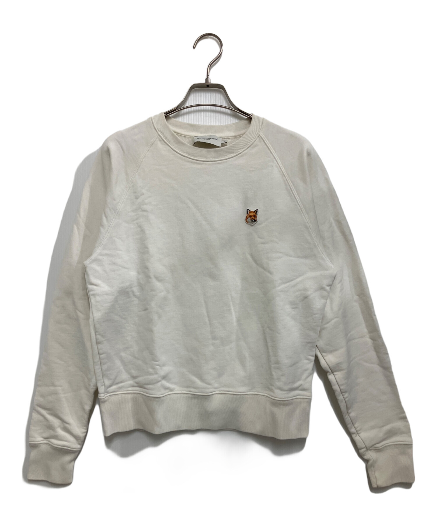 ☆かもね。出品☆スウェット 中古・古着通販】maison kitsune (メゾンキツネ) スウェット ホワイト