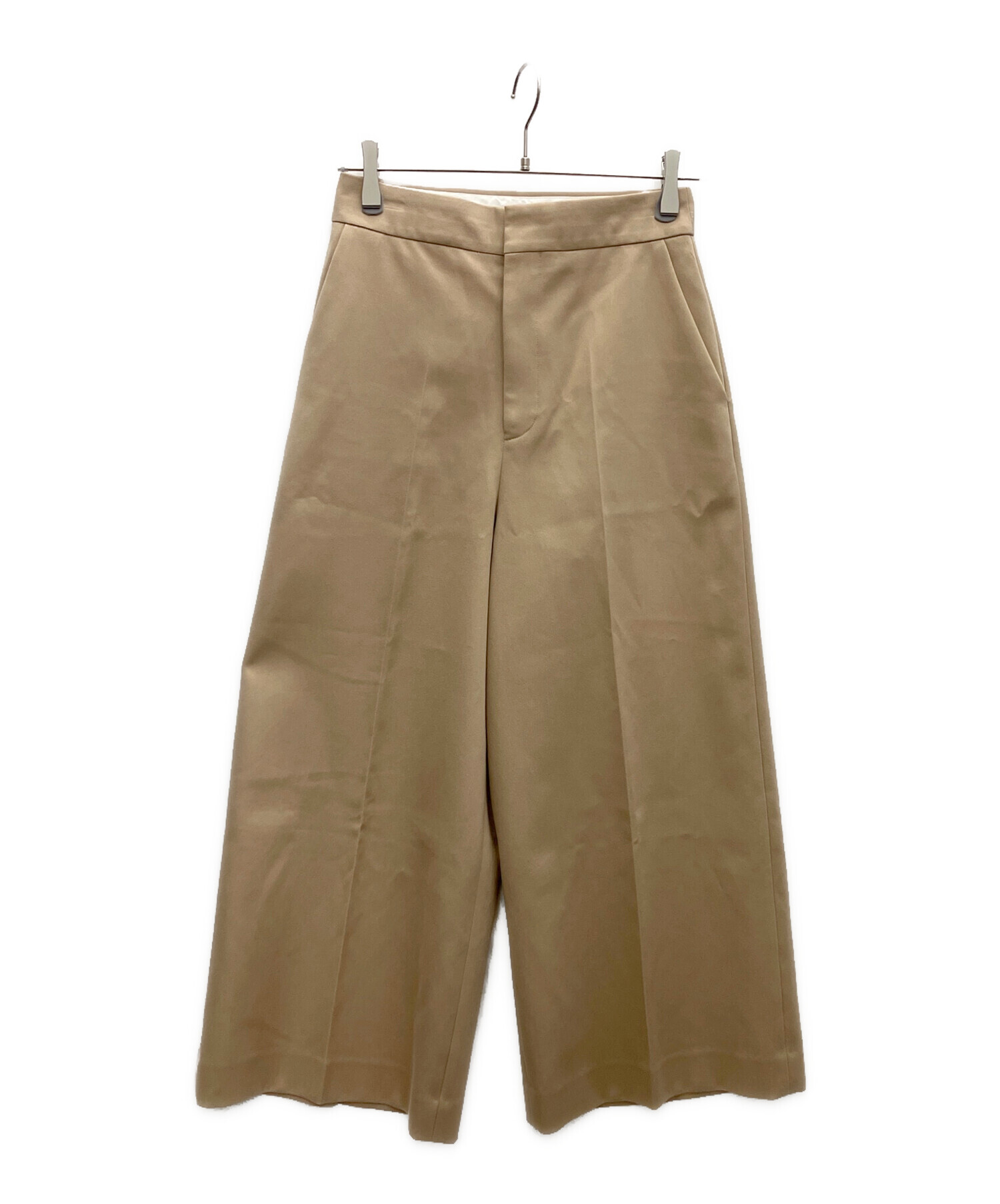 中古・古着通販】ebure (エブール) ワイドパンツ ベージュ サイズ