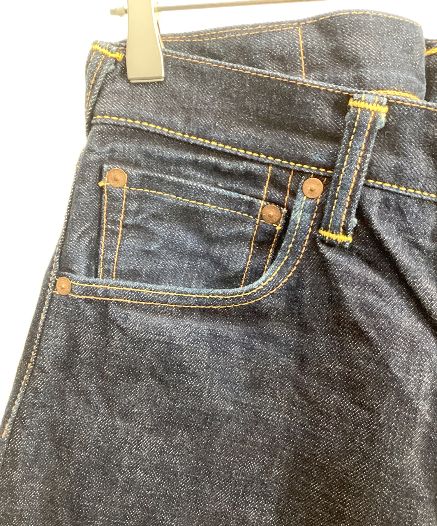 中古・古着通販】EVISU (エヴィス) デニムパンツ ネイビー サイズ 