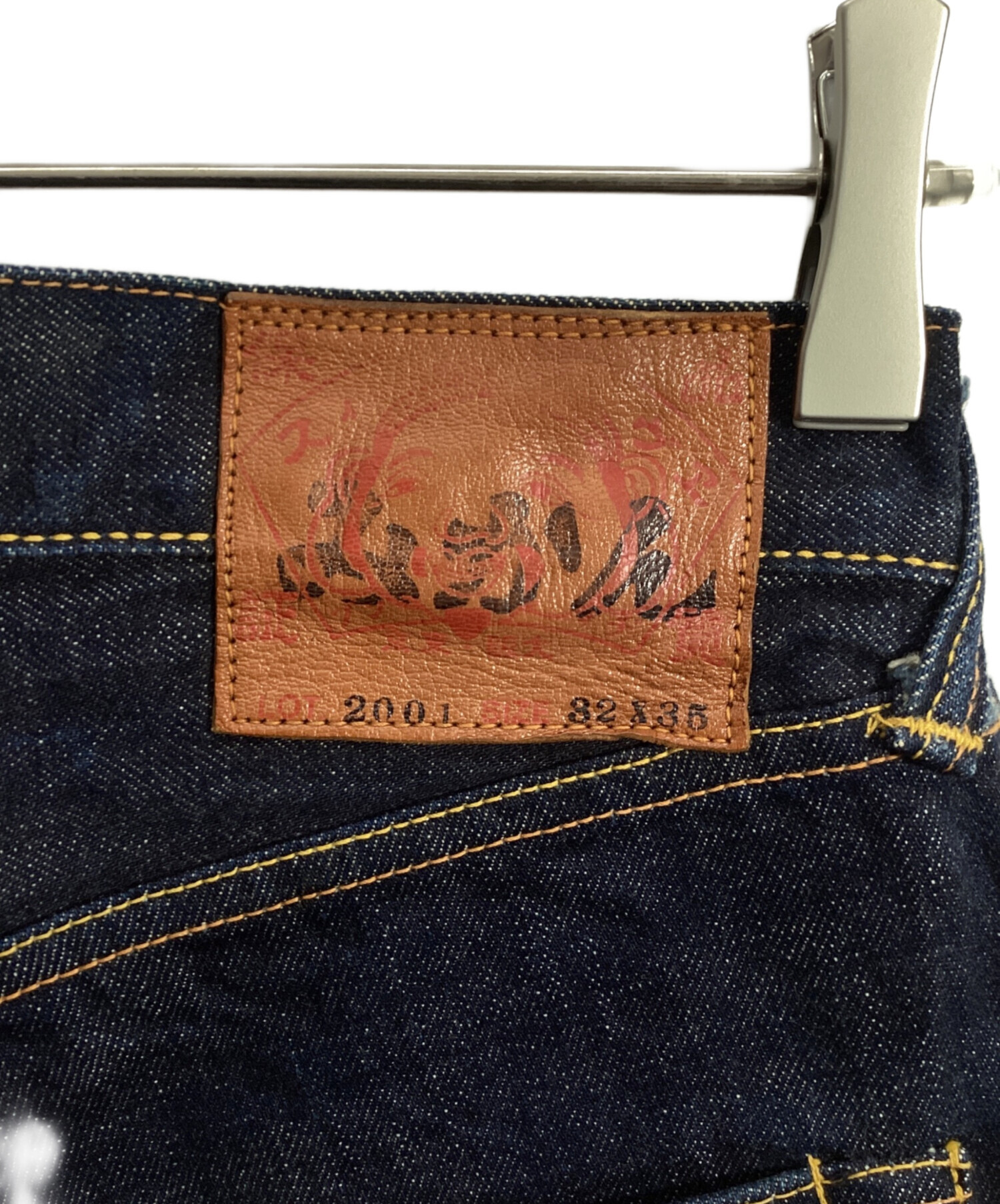 中古・古着通販】EVISU (エヴィス) デニムパンツ ネイビー サイズ 