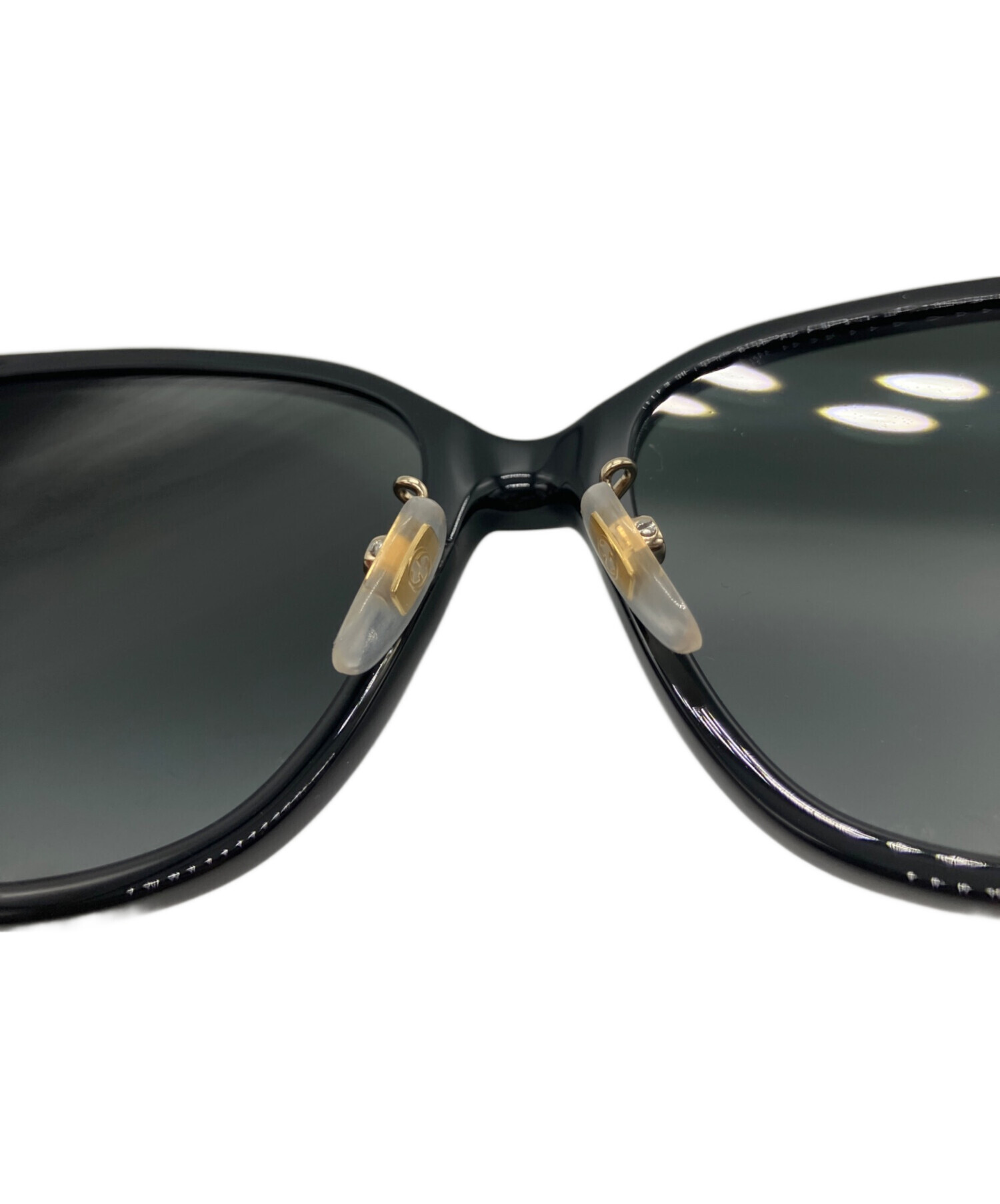 中古・古着通販】GUCCI (グッチ) サングラス ブラック サイズ:57□17