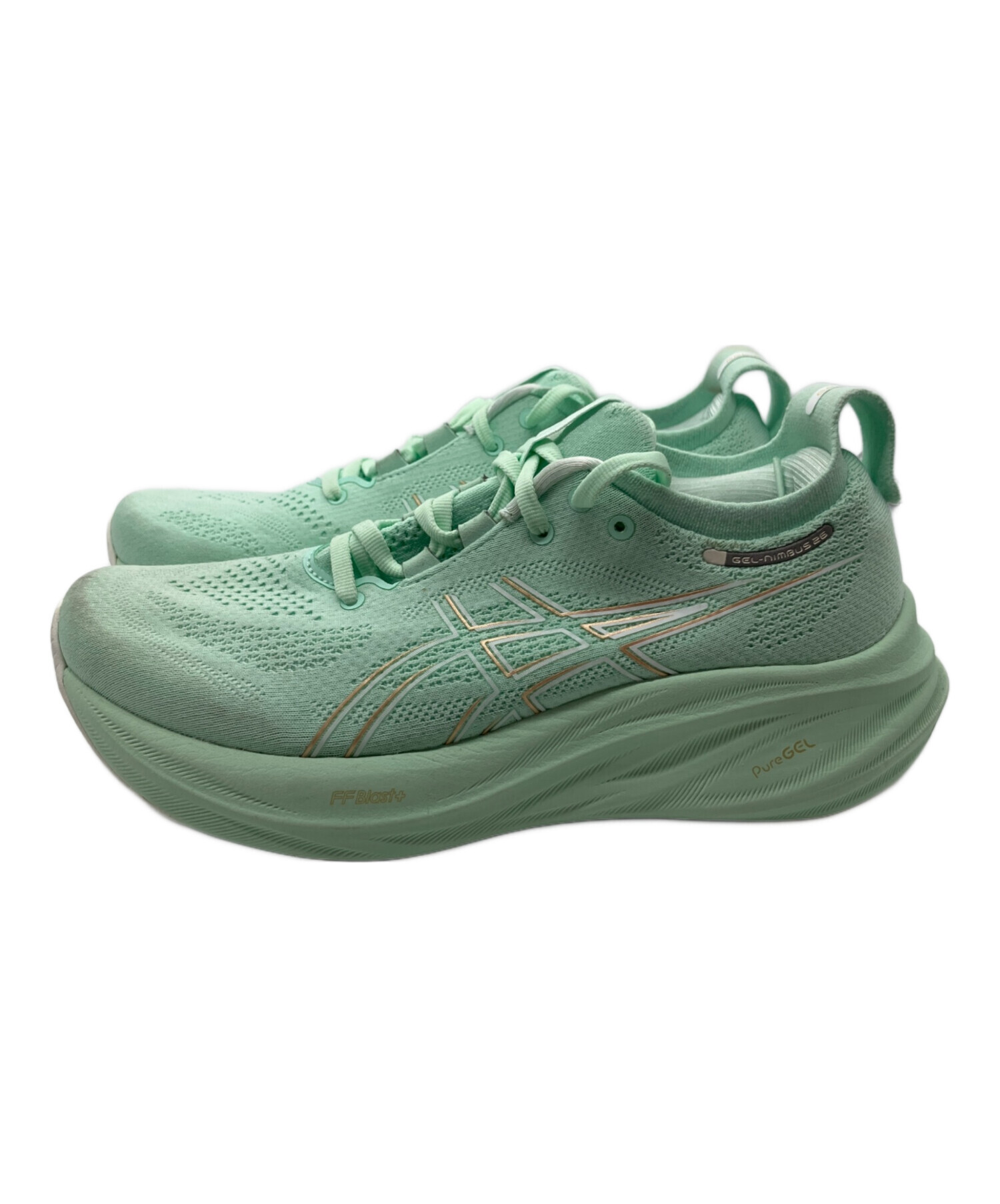 中古・古着通販】asics (アシックス) ランニングシューズ グリーン