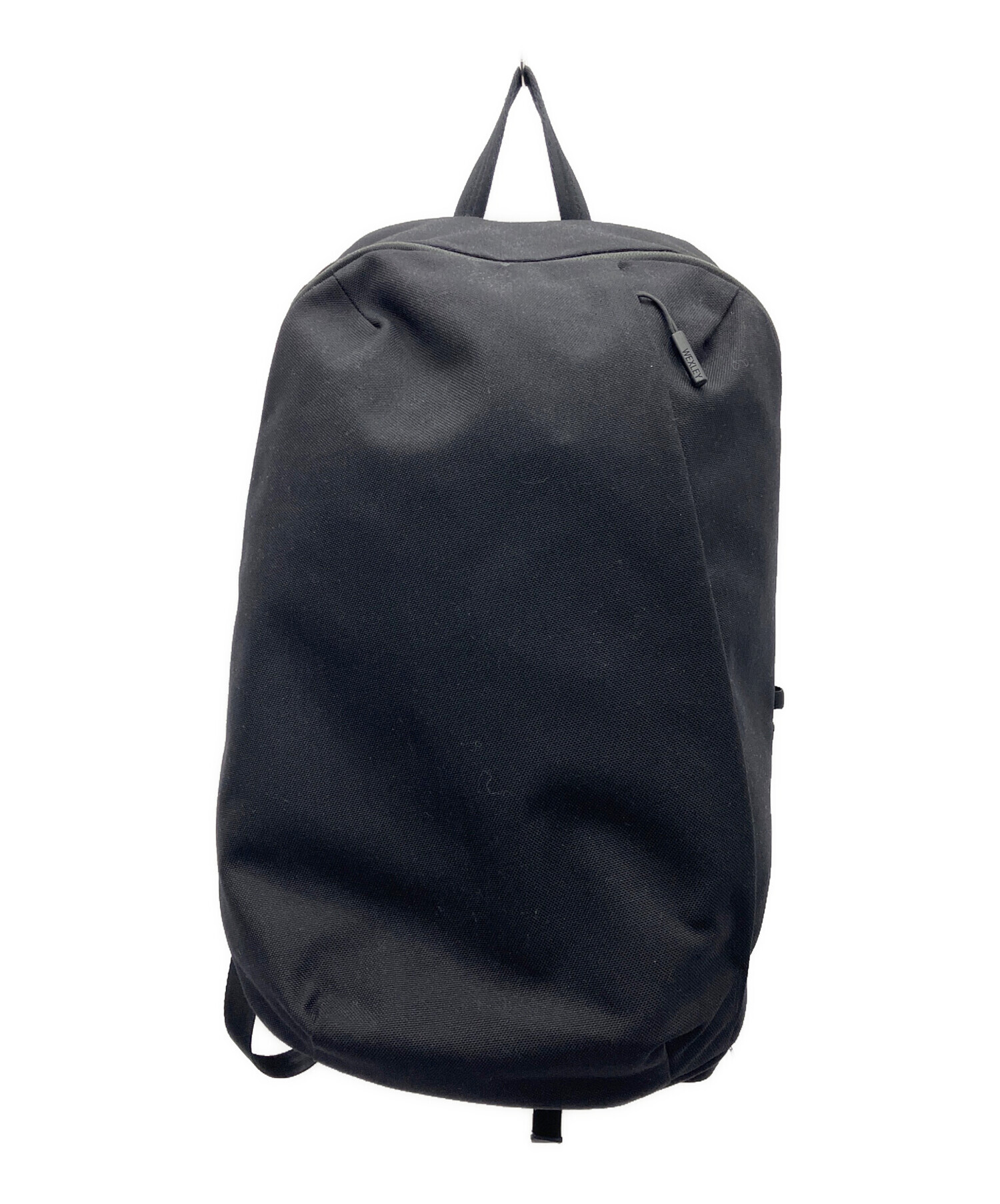 WEXLEY ウィクスレイ バックパック リュック レザー ブラック 黒 希少 WEXLEYの黒リュックはシンプル顔で高機能。ビジネスシーンに