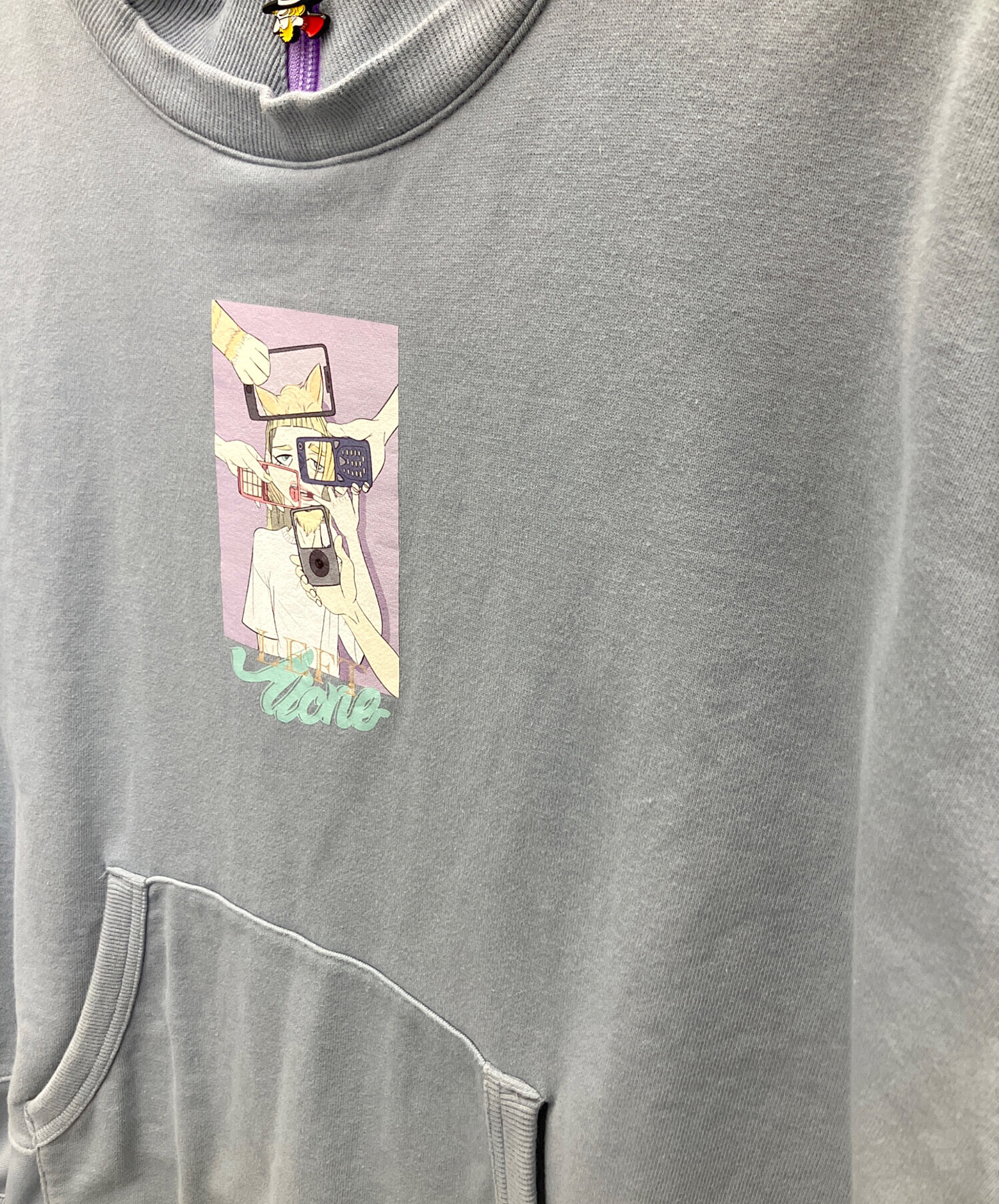 Left Alone スウェット グレー ポップアップ名古屋限定トレーナー 