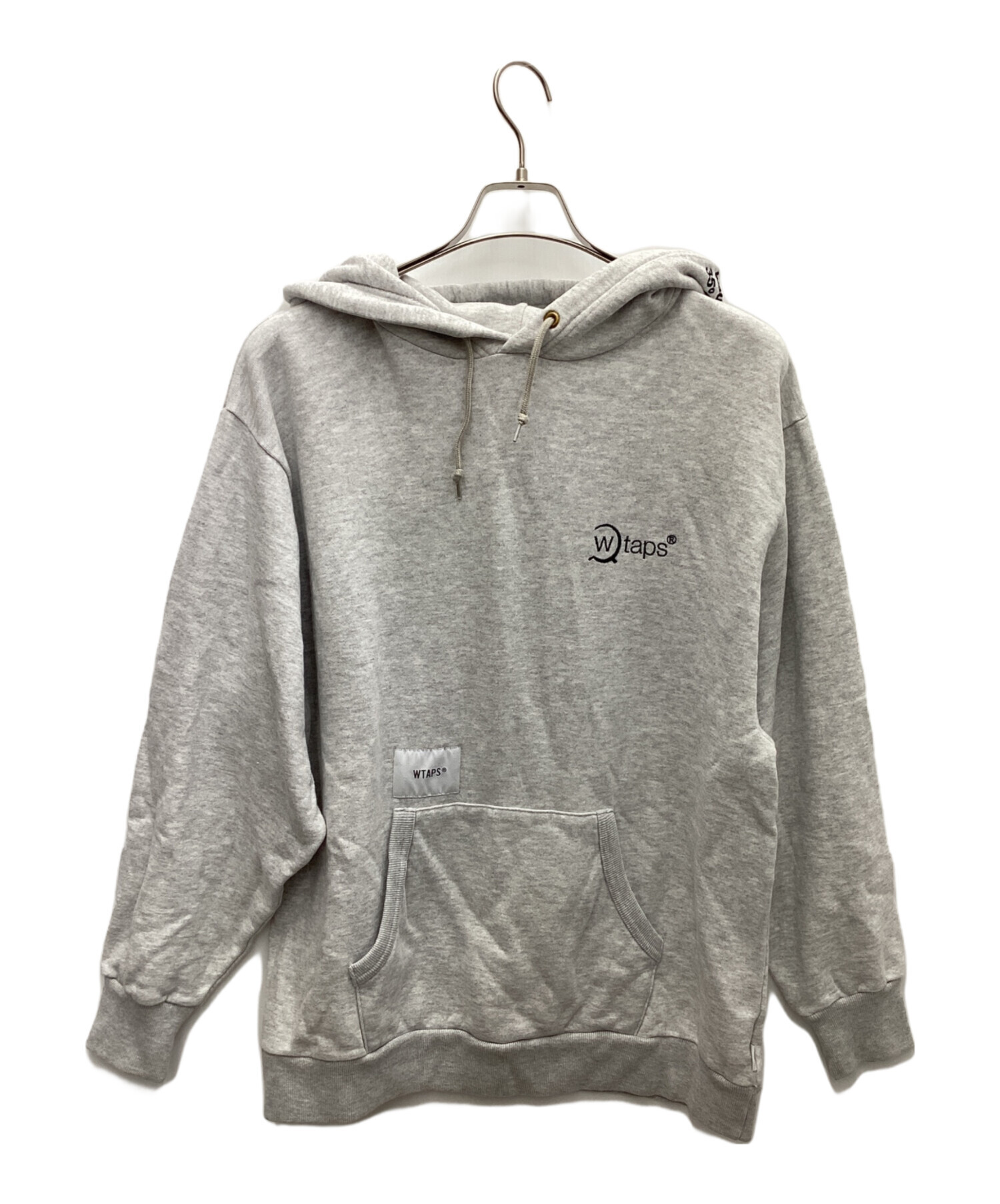 中古・古着通販】WTAPS (ダブルタップス) DESIGN HOODED グレー サイズ 