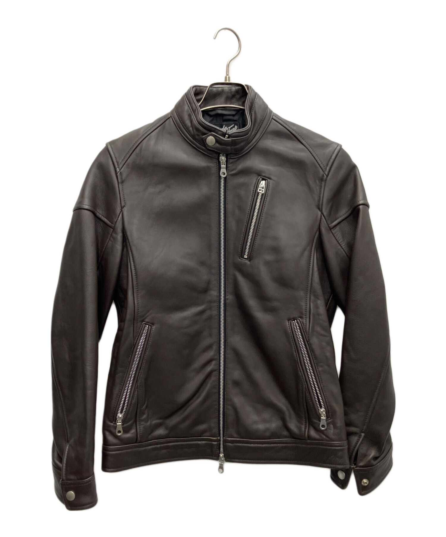 Rattle Trap ブラウン レザー ジャケット Lサイズ RATTLE TRAP（ラトルトラップ） 革ジャン ライダース SHEEP LEATHER