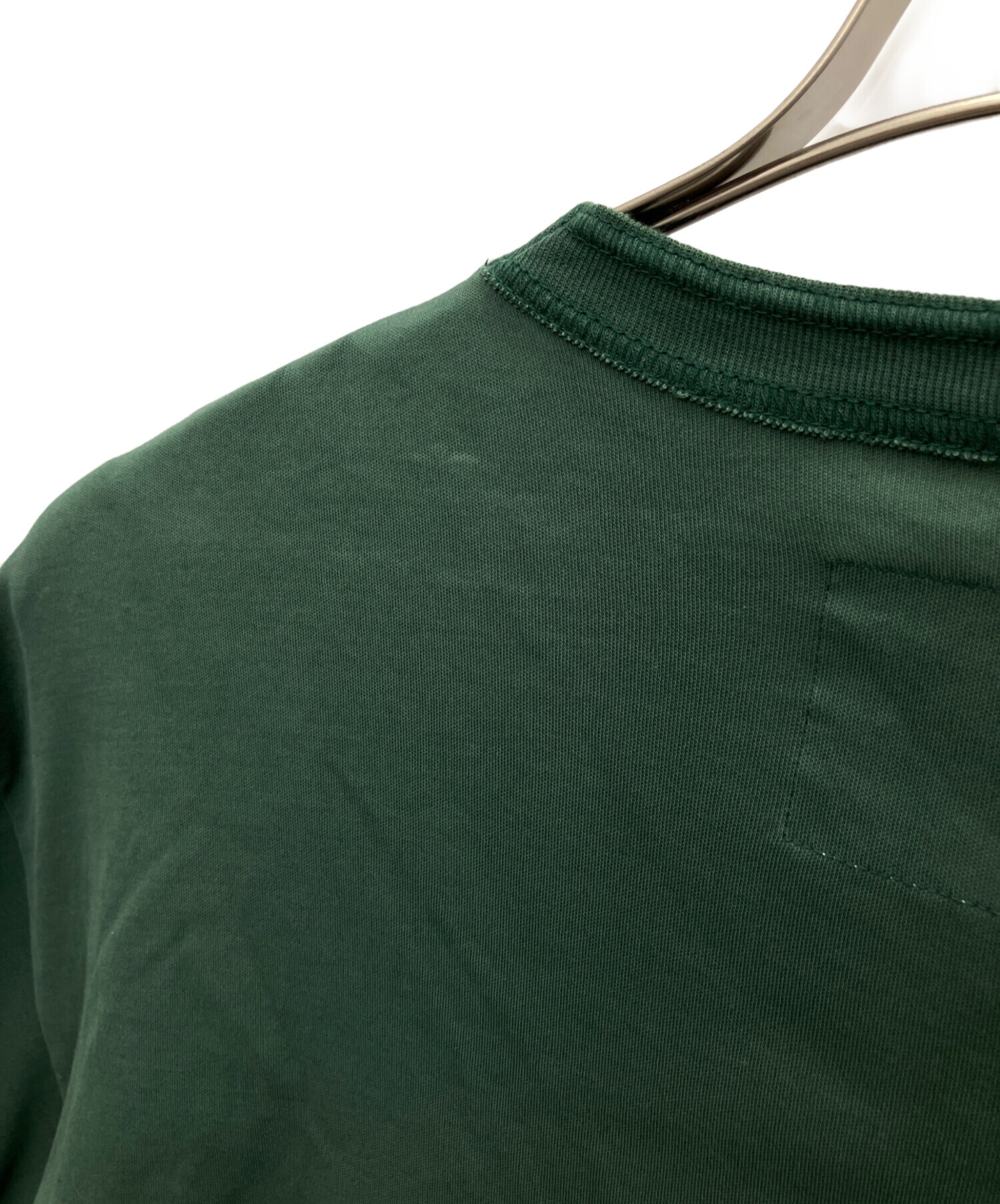 中古・古着通販】sacai (サカイ) Flap Pocket Cotton T-Shirt グリーン