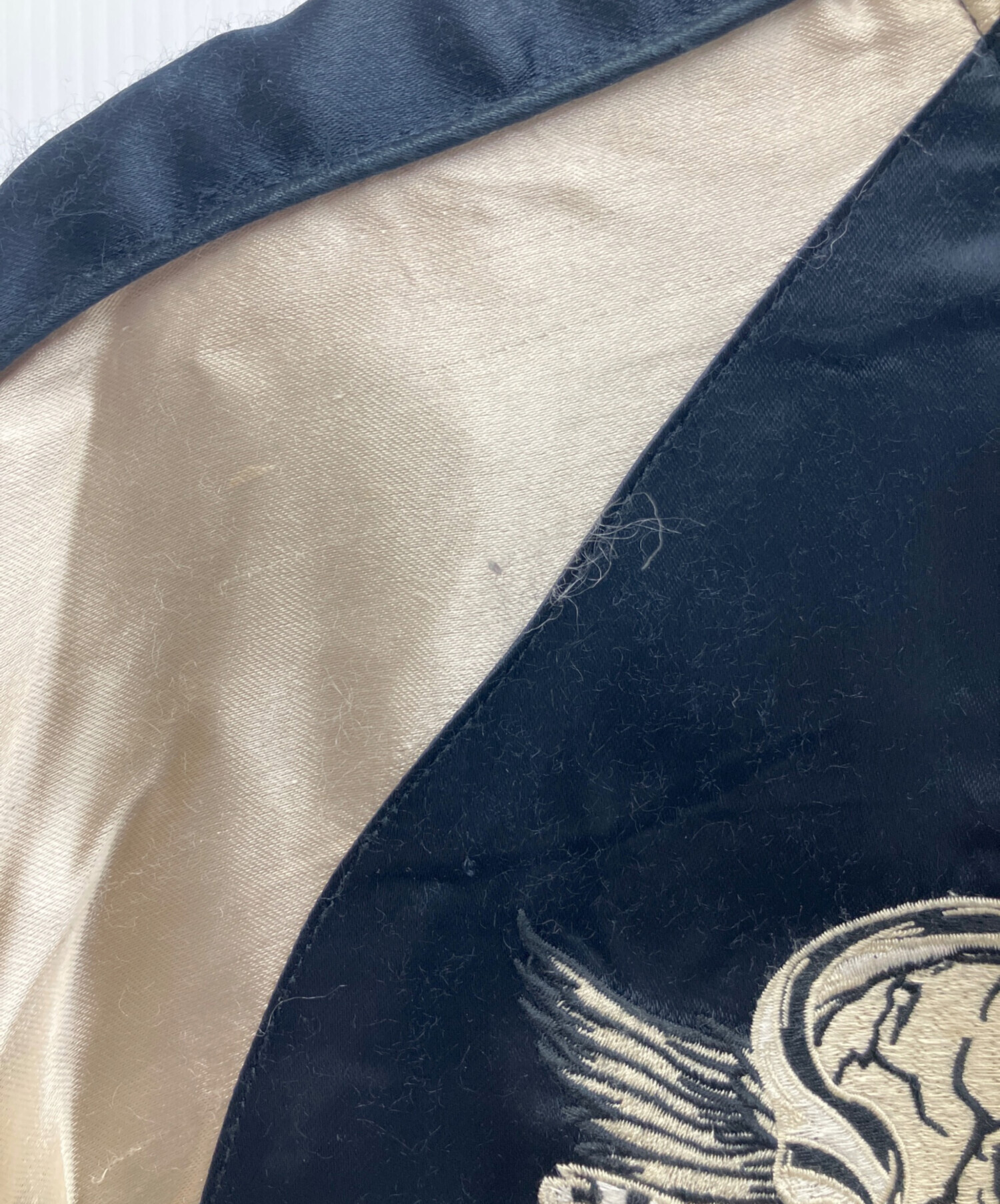 中古・古着通販】VANSON (バンソン) リバーシブルスカジャン ホワイト