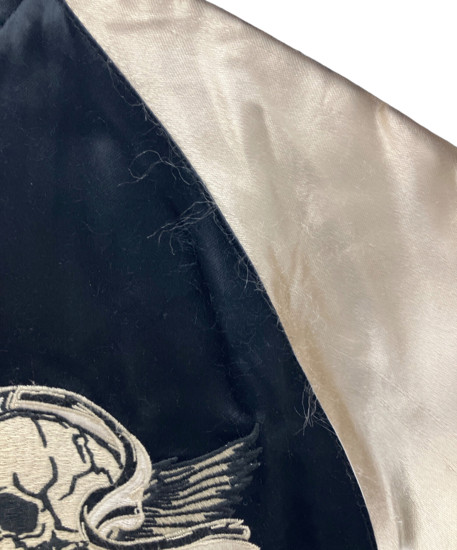 中古・古着通販】VANSON (バンソン) リバーシブルスカジャン ホワイト