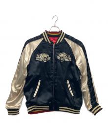 ビンテージ　リバーシブルスカジャン CROWS×WORST REVERSIBLE SOUVENIR JACKET SKA MA-1 クローズ ワースト