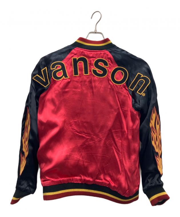 中古・古着通販】VANSON (バンソン) リバーシブルスカジャン ホワイト 中古・古着通販】VANSON (バンソン) リバーシブルスカジャン ホワイト