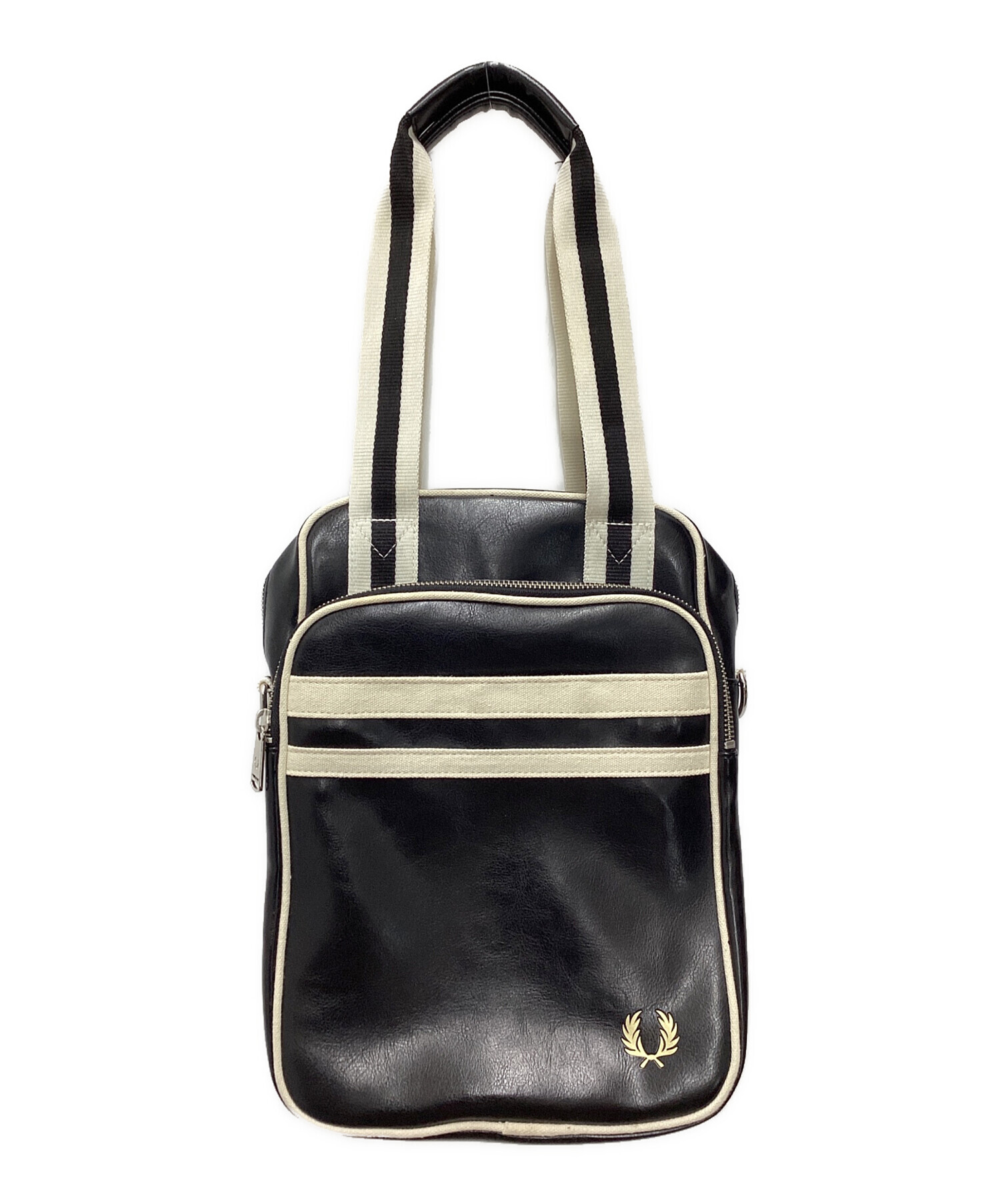 中古・古着通販】FRED PERRY (フレッドペリー) PU SHOULDER TOTE BAG 