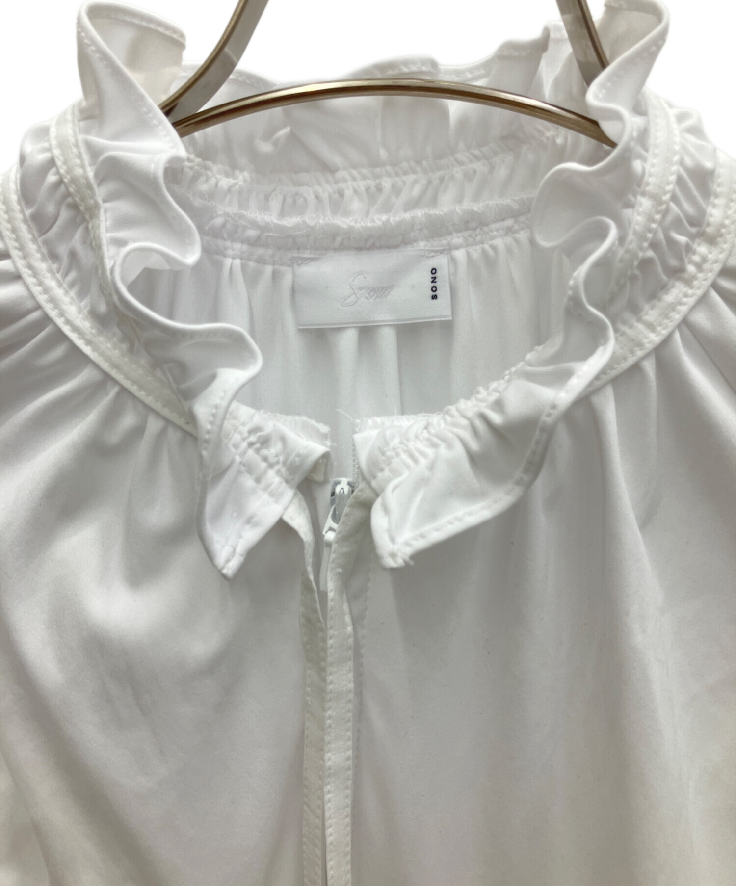 中古・古着通販】Sono (ソーノ) ギャザーフレアハイブリッドジャケット