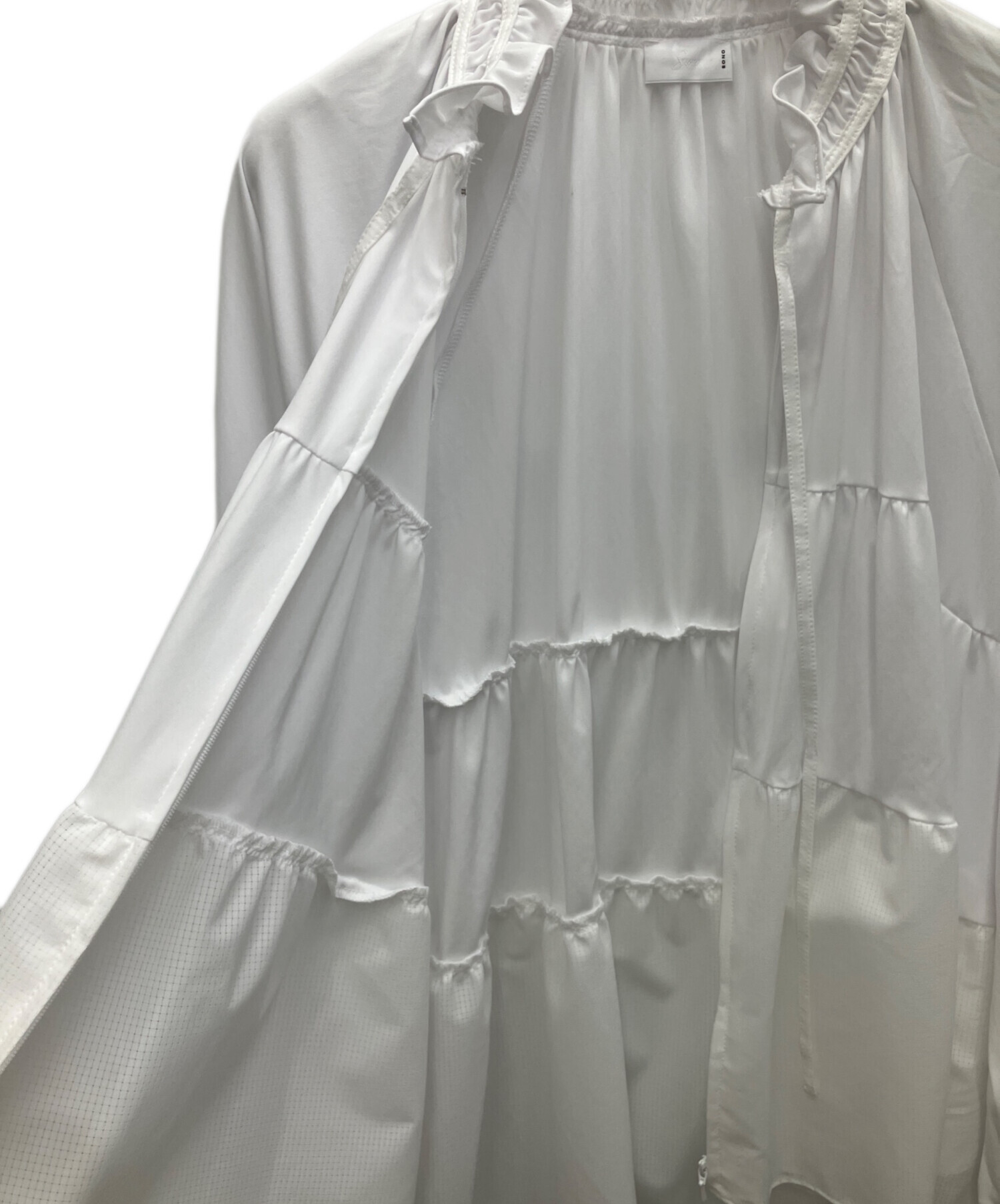 中古・古着通販】Sono (ソーノ) ギャザーフレアハイブリッドジャケット 