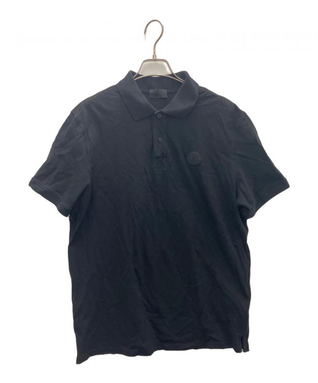 中古・古着通販】MONCLER (モンクレール) ポロシャツ ブラック サイズ