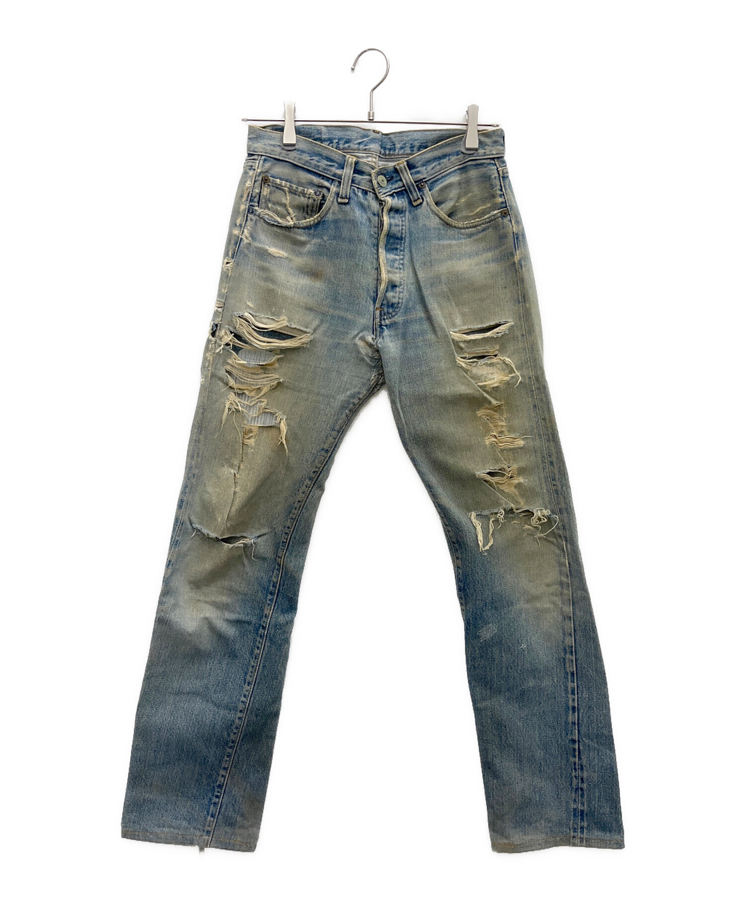 中古・古着通販】LEVI'S (リーバイス) デニムパンツ ボタン裏6/66前期